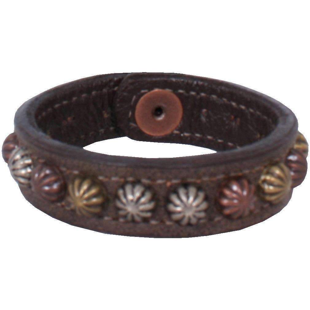 Cuf3/414 - 3/4 Brown Bomber Cuff Jewelry