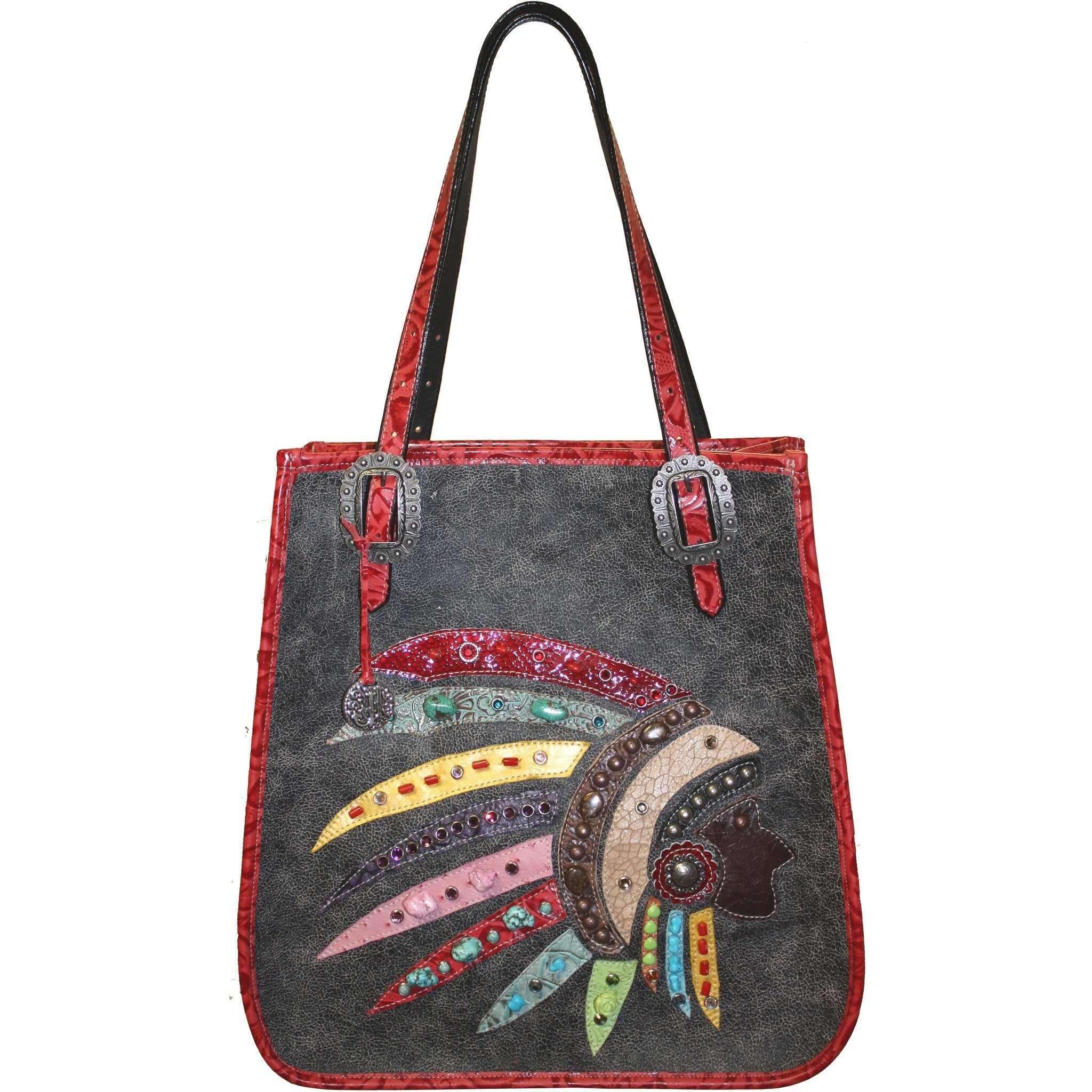 Db37 - Vintage Black Chief Doctors Bag Handbag