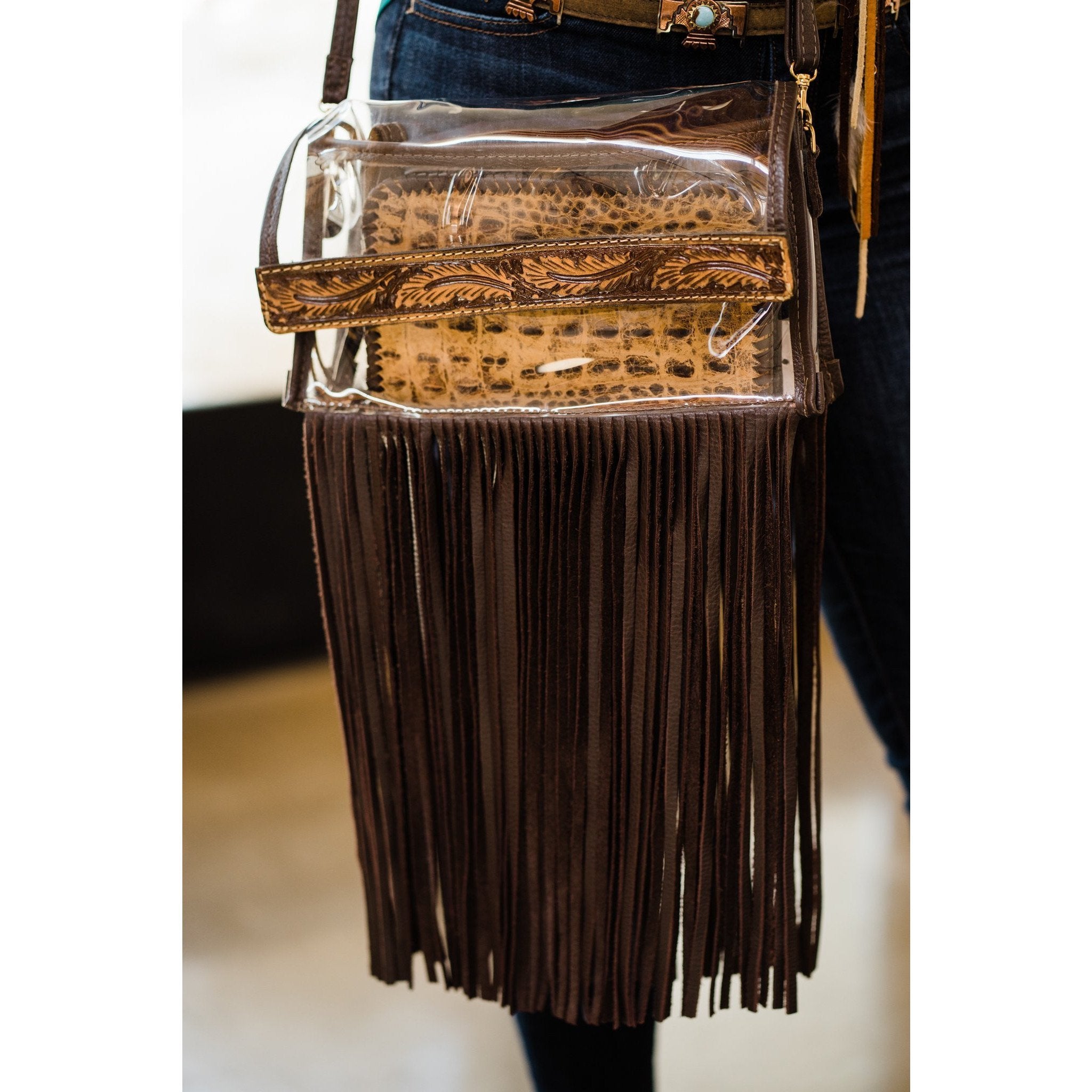 Csp02A - Clear Stadium Purse Handbag