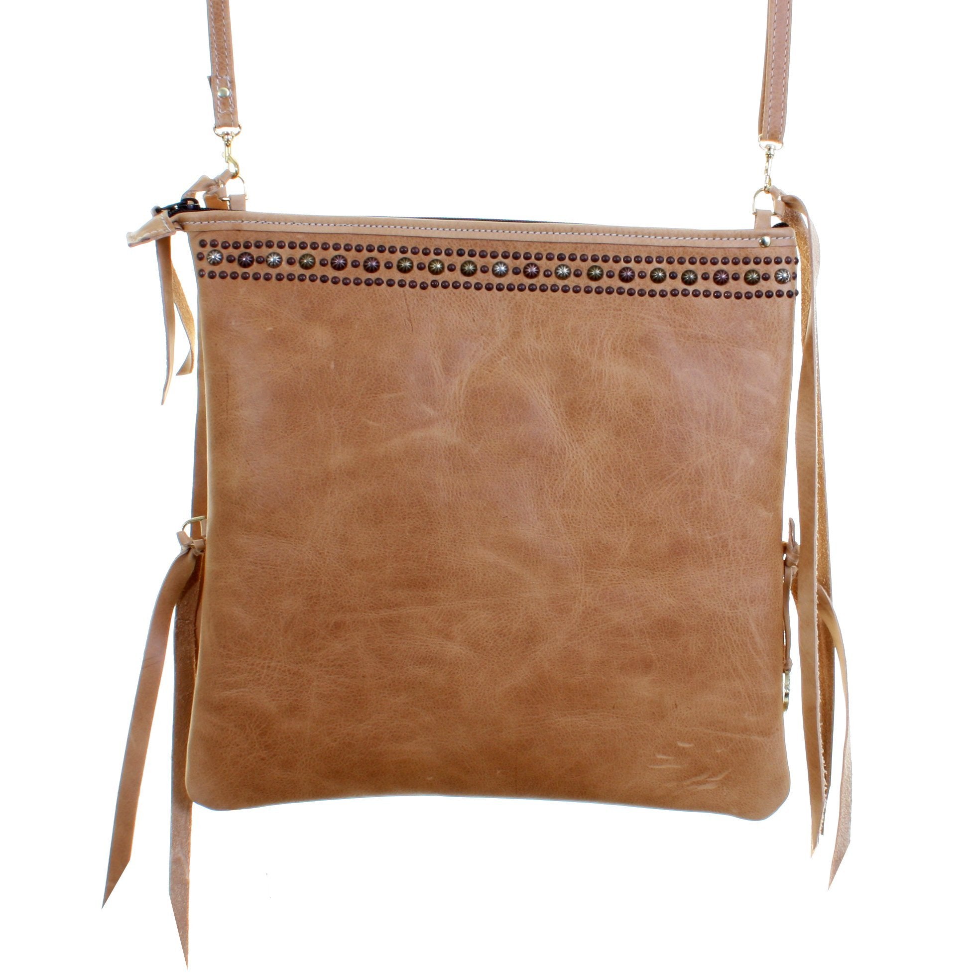 Es06 - Tan Pull-Up Envelope Satchel