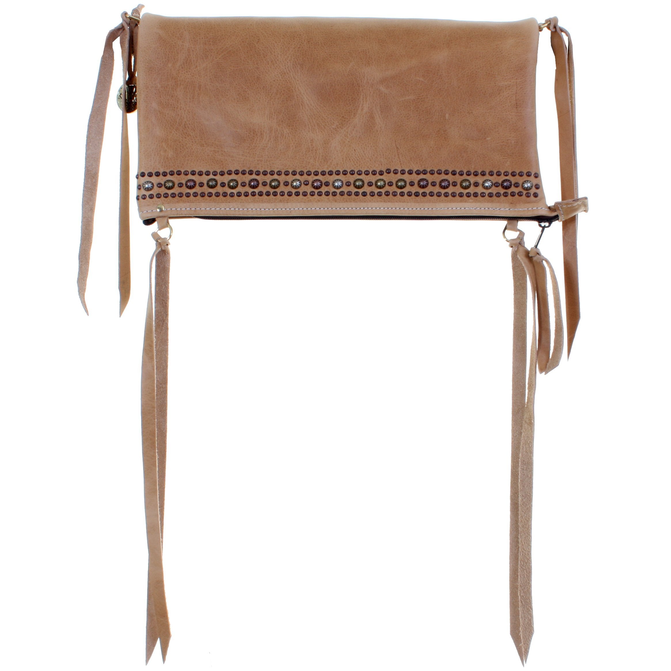 Es06 - Tan Pull-Up Envelope Satchel