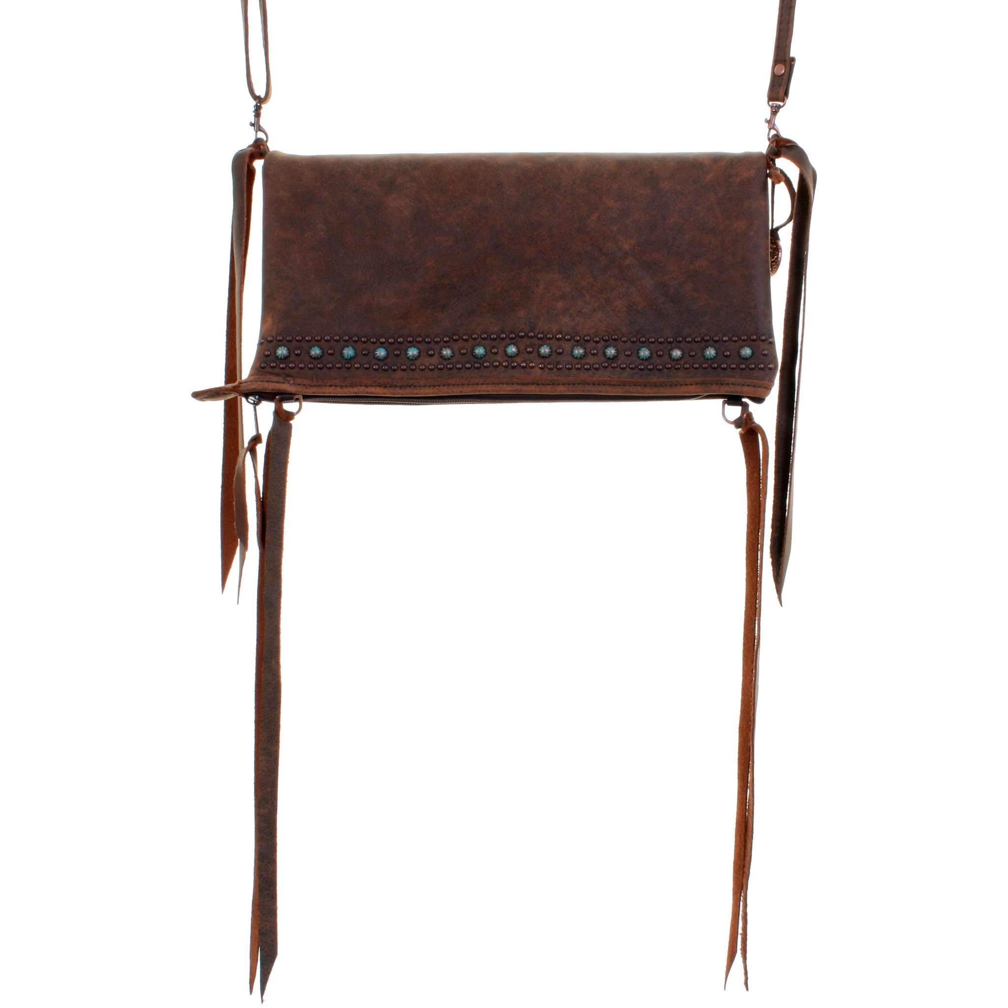 Es07 - Vintage Mint Crocodile Print Envelope Satchel Handbag