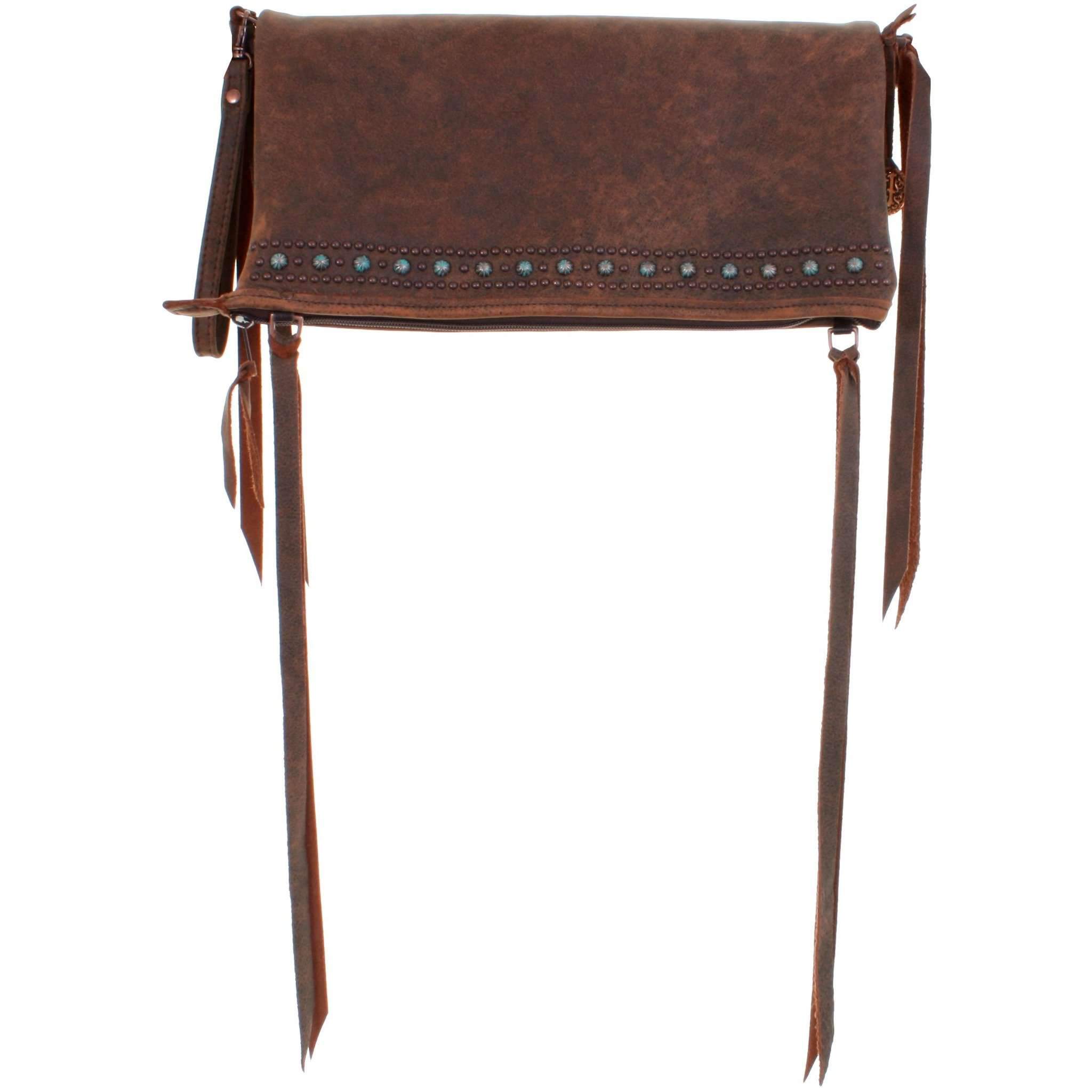 Es07 - Vintage Mint Crocodile Print Envelope Satchel Handbag