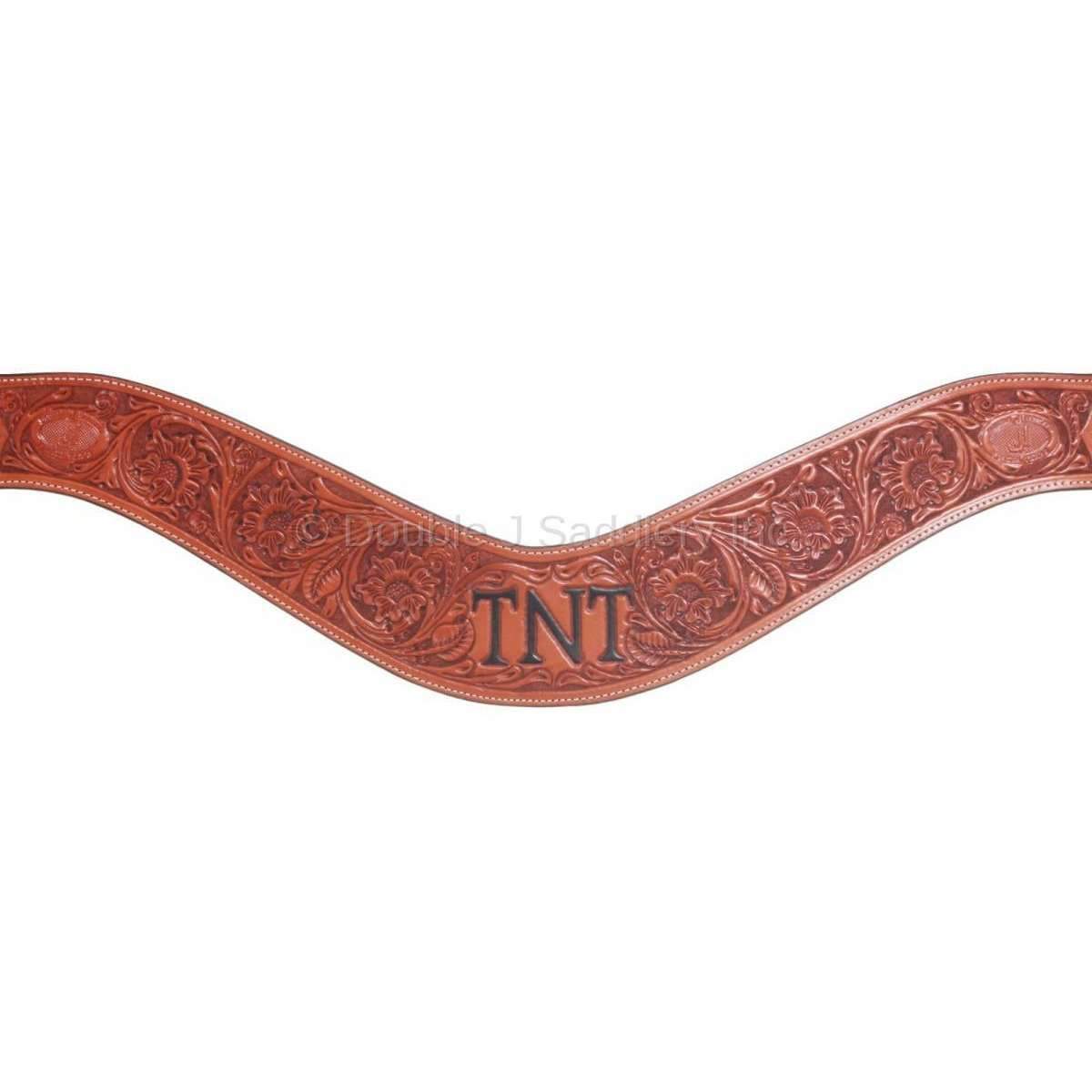 Bc153 - Hand-Tooled Breast Collar Tack