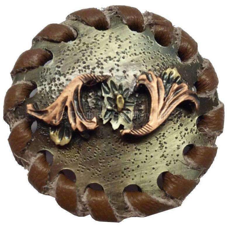 C1523 - Round Laced Antique Concho Concho