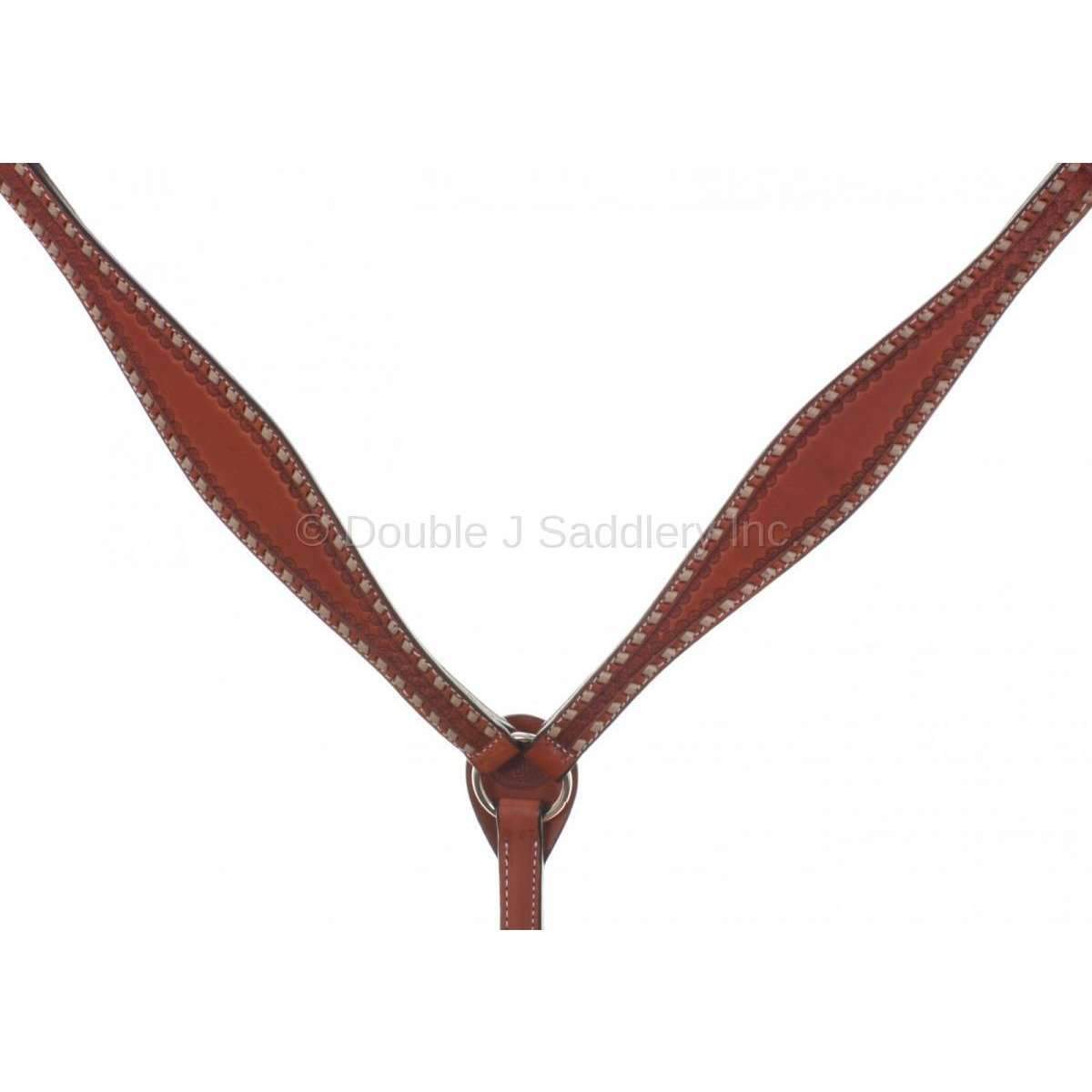 Bc686 - Cognac Leather Breast Collar Tack