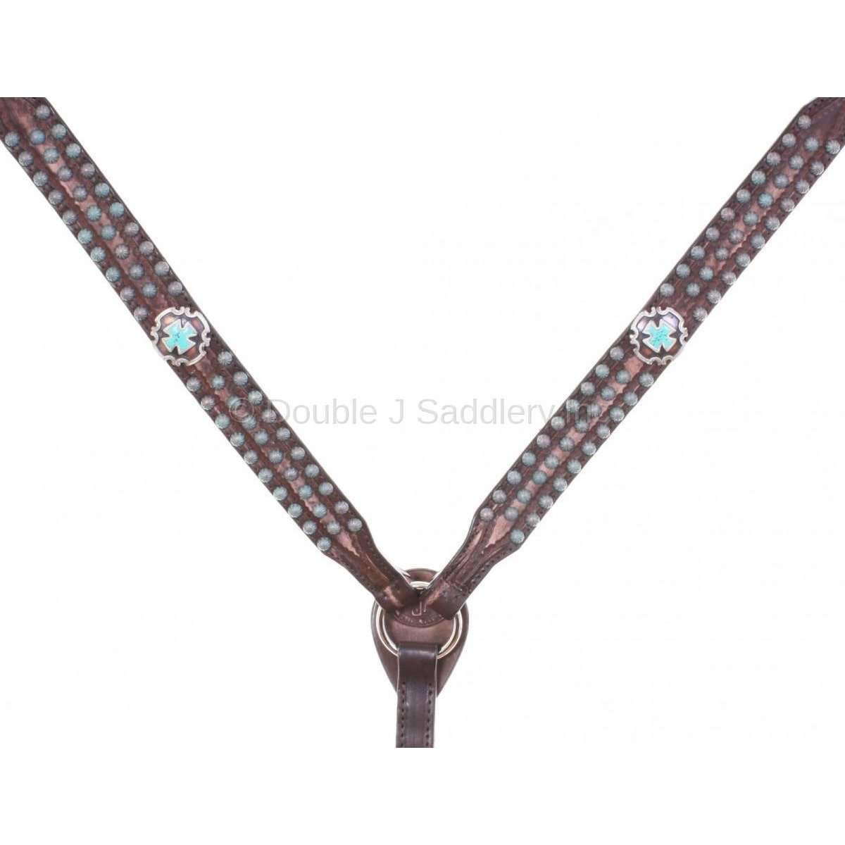 Bc714 - Brown Vintage Breast Collar Tack