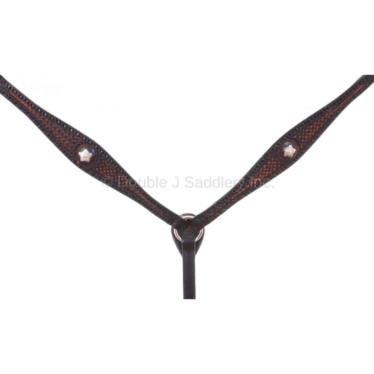 Bc737 - Black Vintage Breast Collar Tack