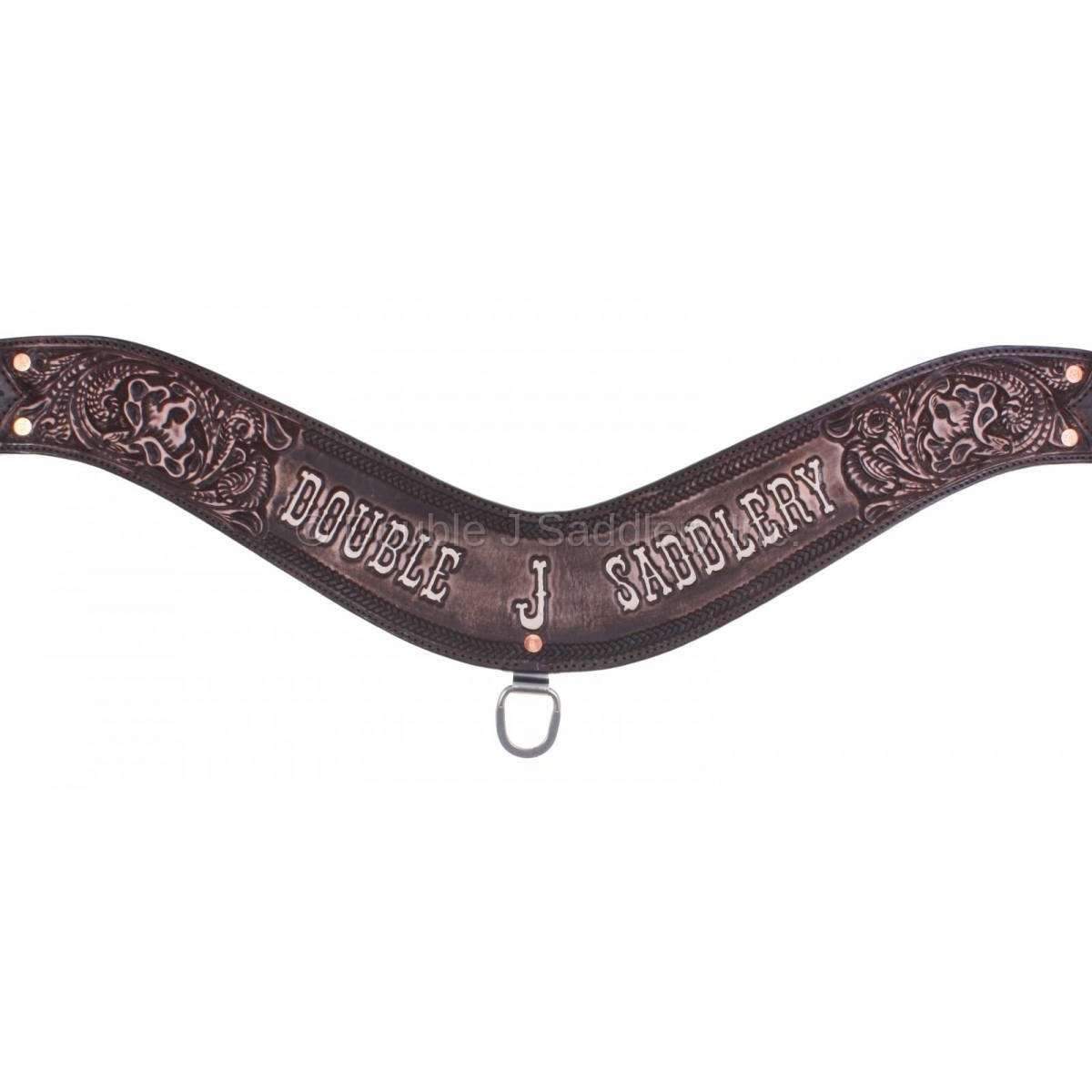 Bc745 - Brown Vintage Breast Collar Tack