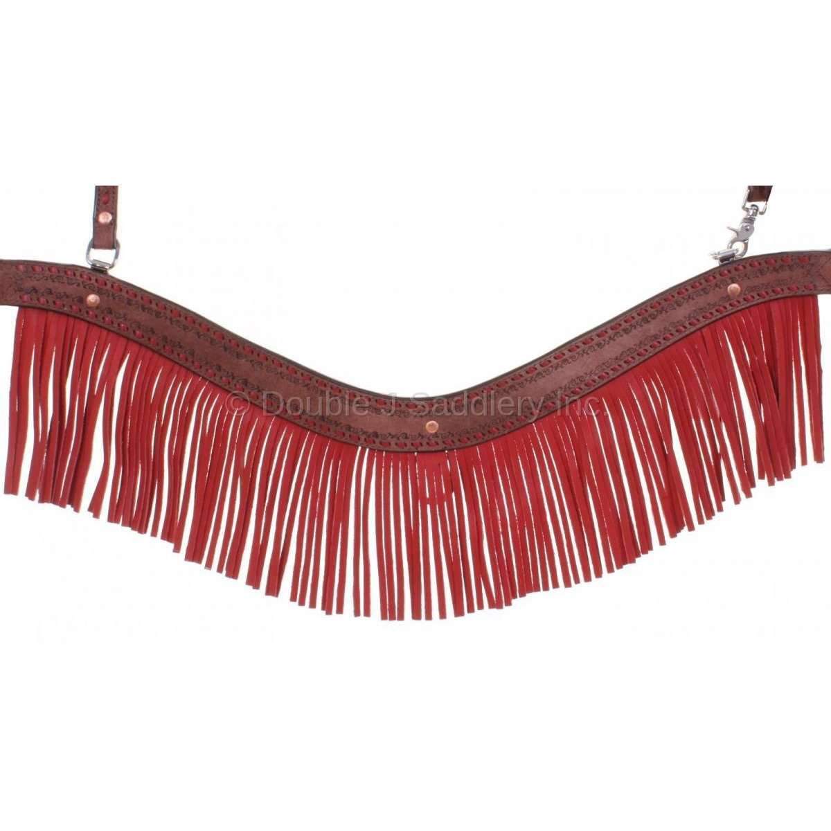 Bc749 - Brown Rough Out Breast Collar Tack