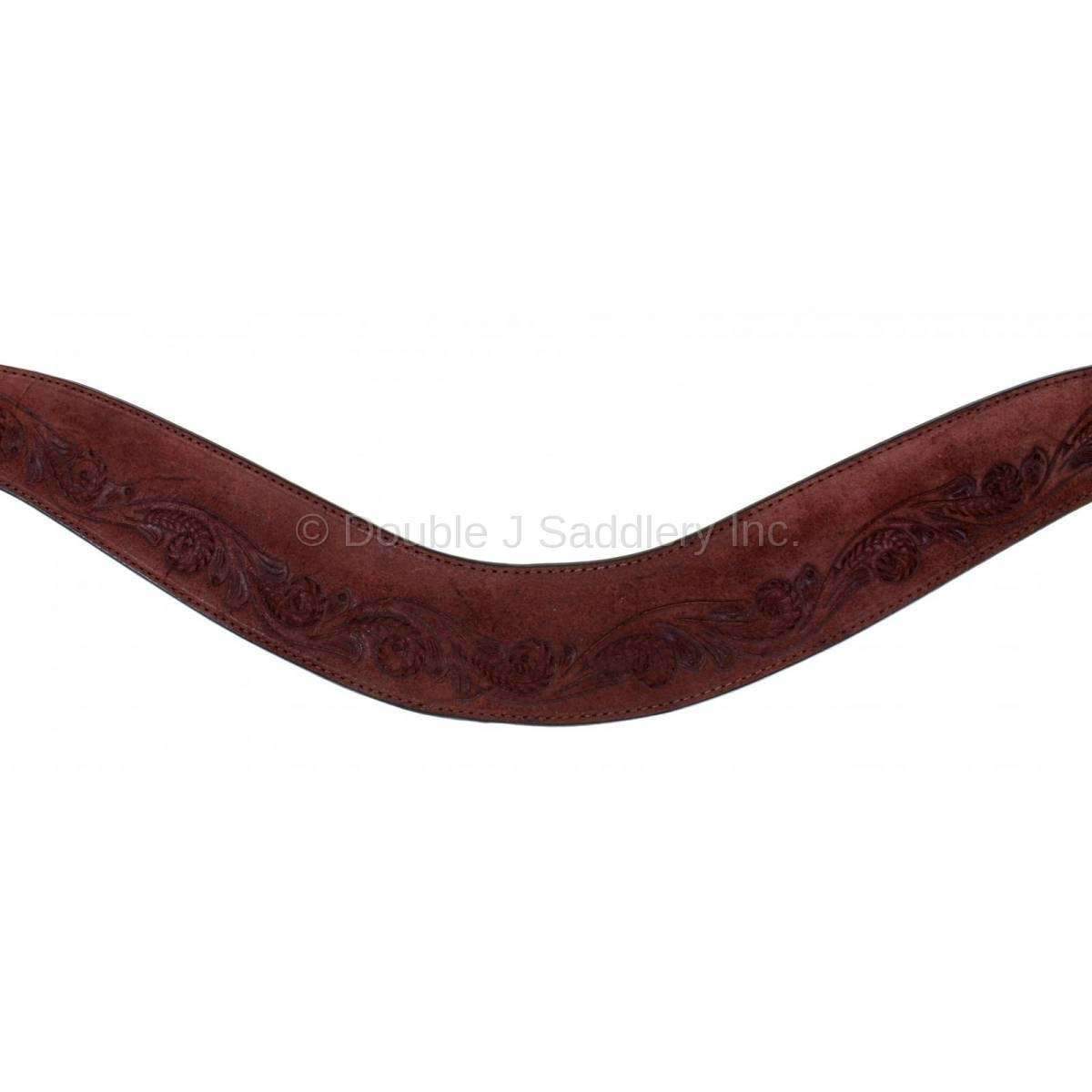 Bc794 - Brown Rough Out Breast Collar Tack