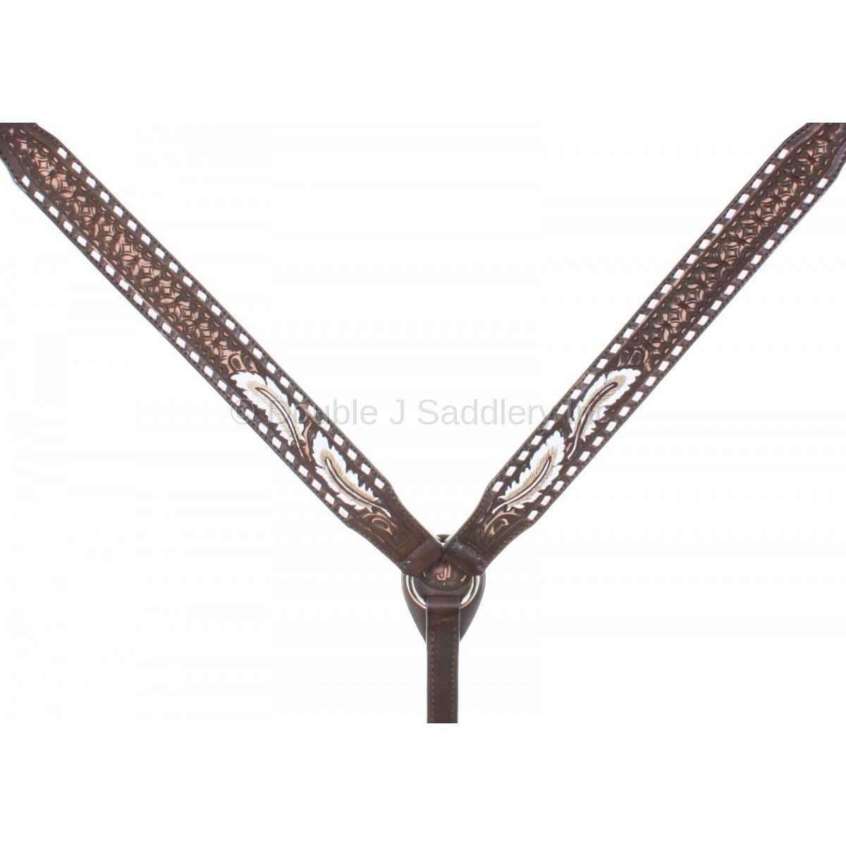 Bc822 - Brown Vintage Breast Collar Tack