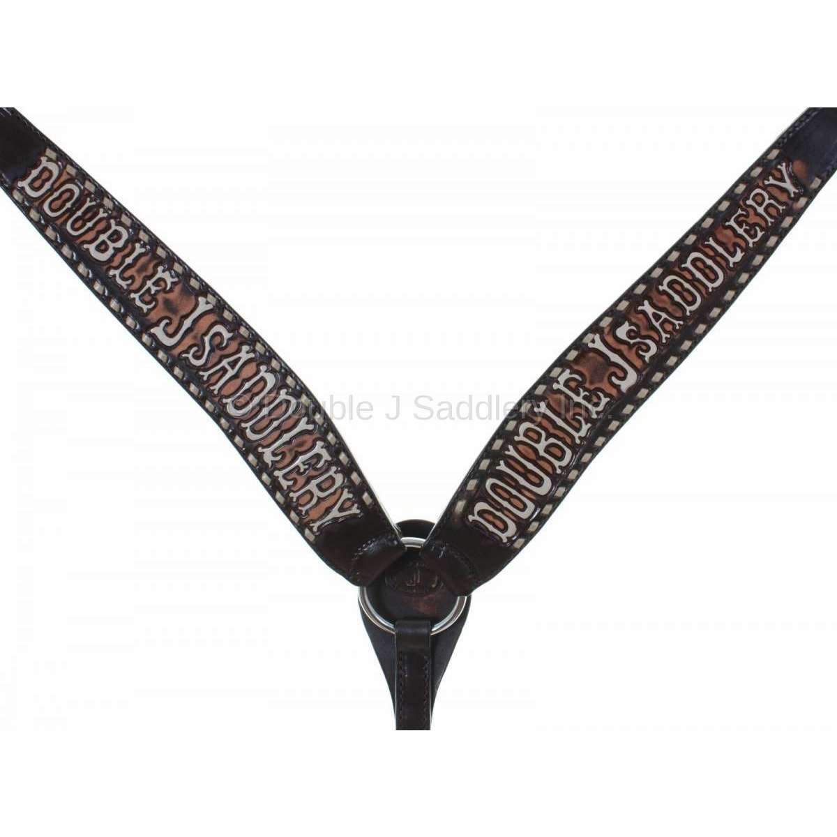 Bc494A - Brown Vintage Breast Collar Tack