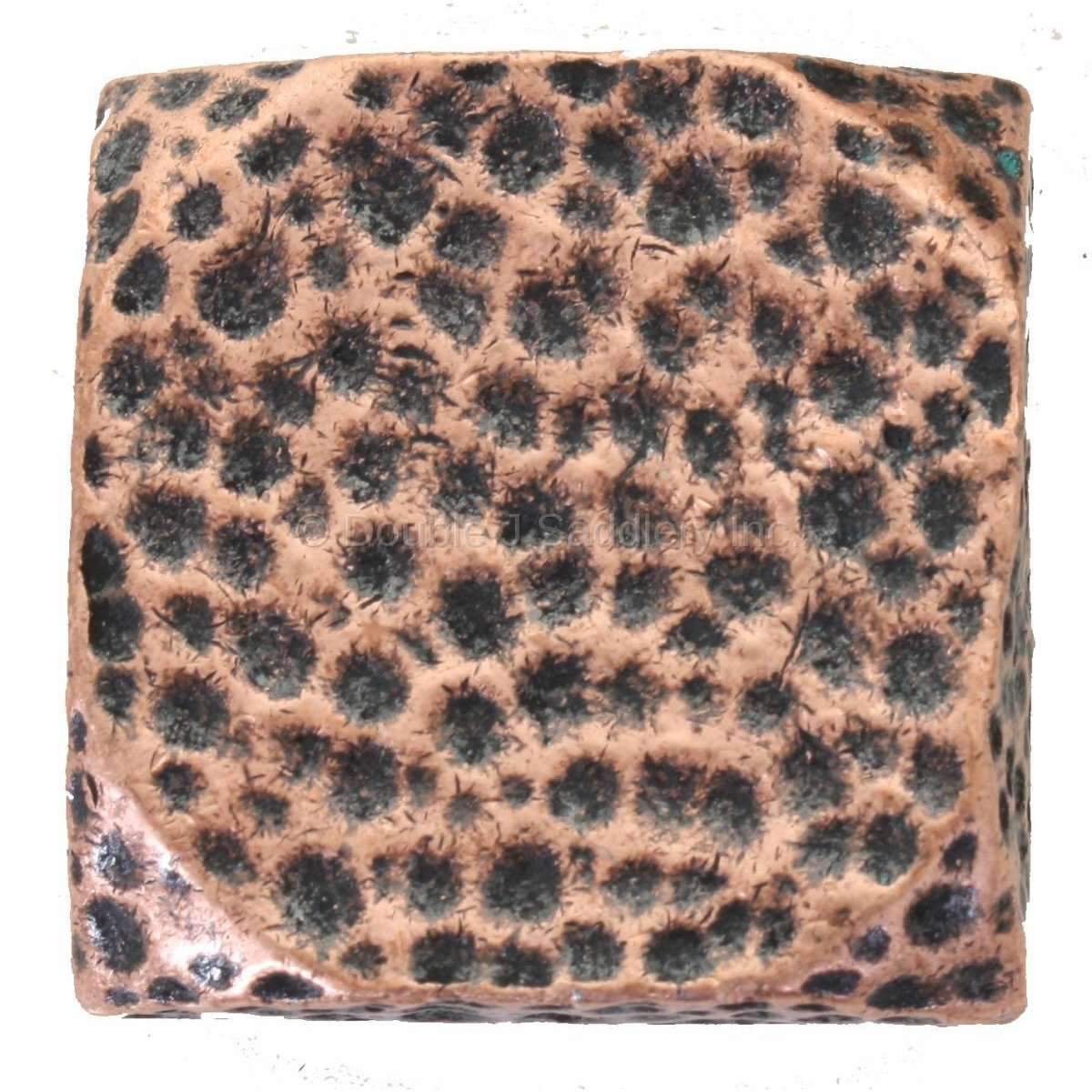 C1570 - Square Copper Hammered Concho Concho