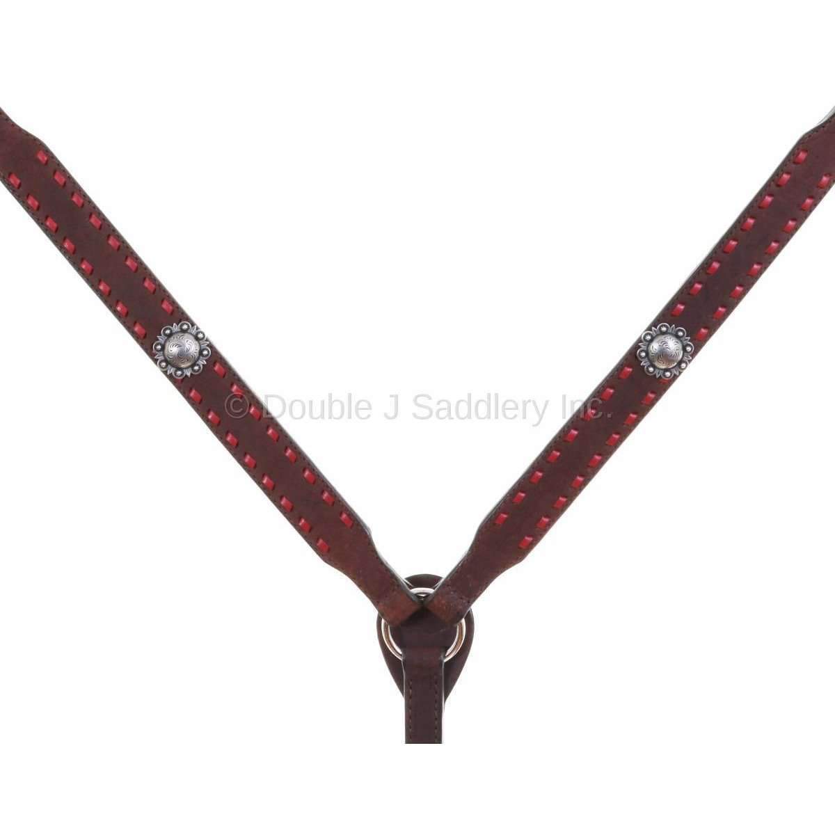 Bc923B - Brown Rough Out Breast Collar Tack