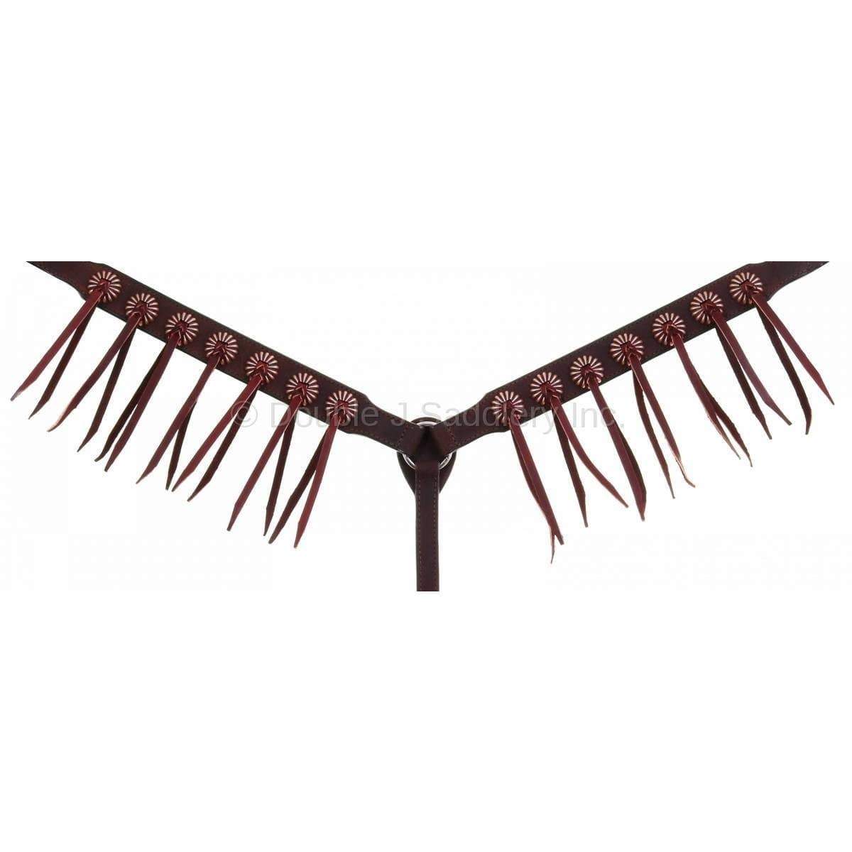 Bc933 - Brown Rough Out Breast Collar Tack