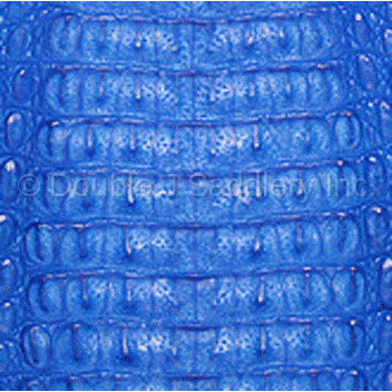 Electric Blue Caiman Gator Leather - Sl1426 Design Option