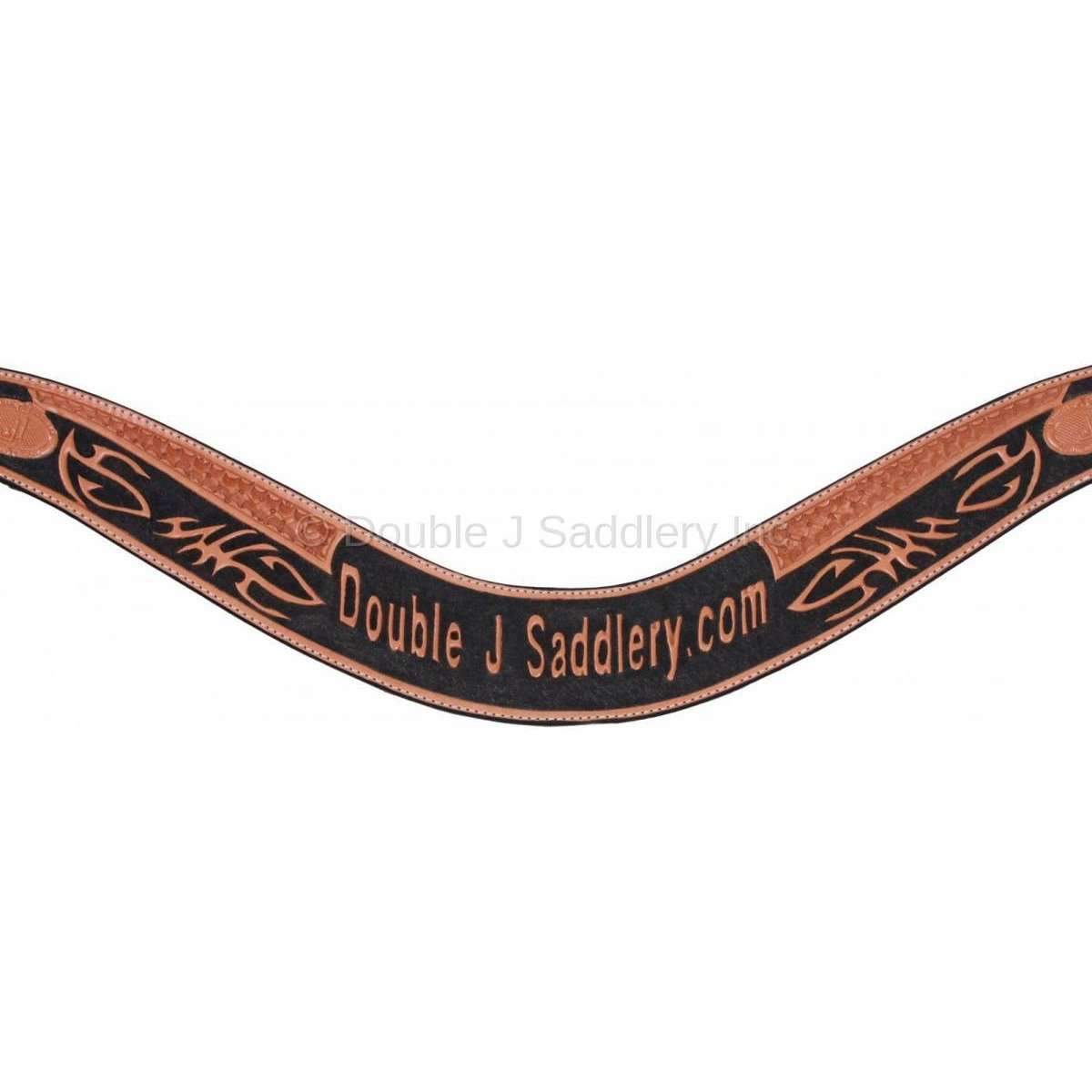 Bc005 - Bone Tribal Double J Saddlery Breast Collar Tack