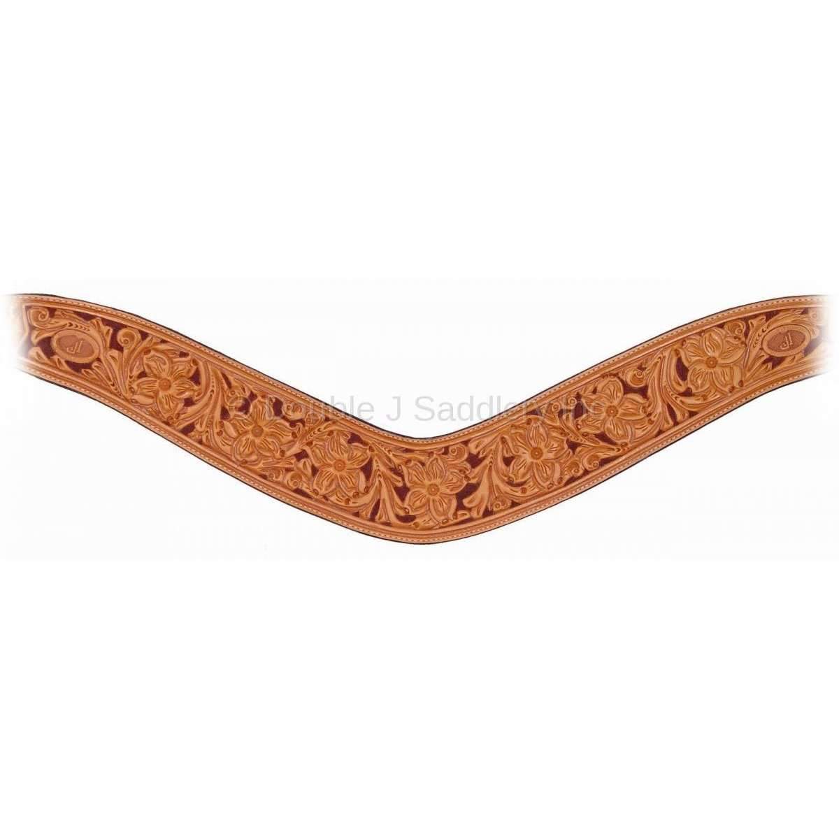 Bc305 - Hand-Tooled Breast Collar Tack