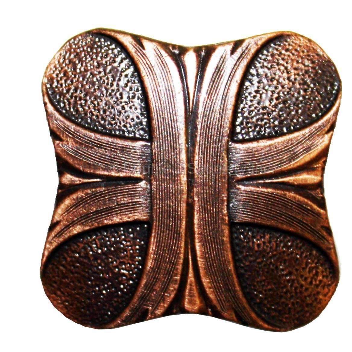 C1517 - Antique Copper Ribbon Concho Concho