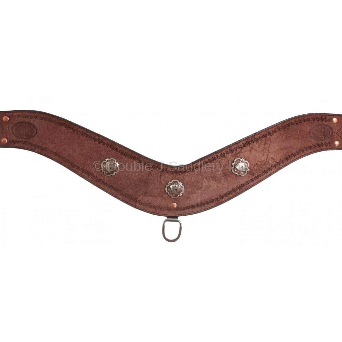 Bc617 - Brown Rough Out Breast Collar Tack