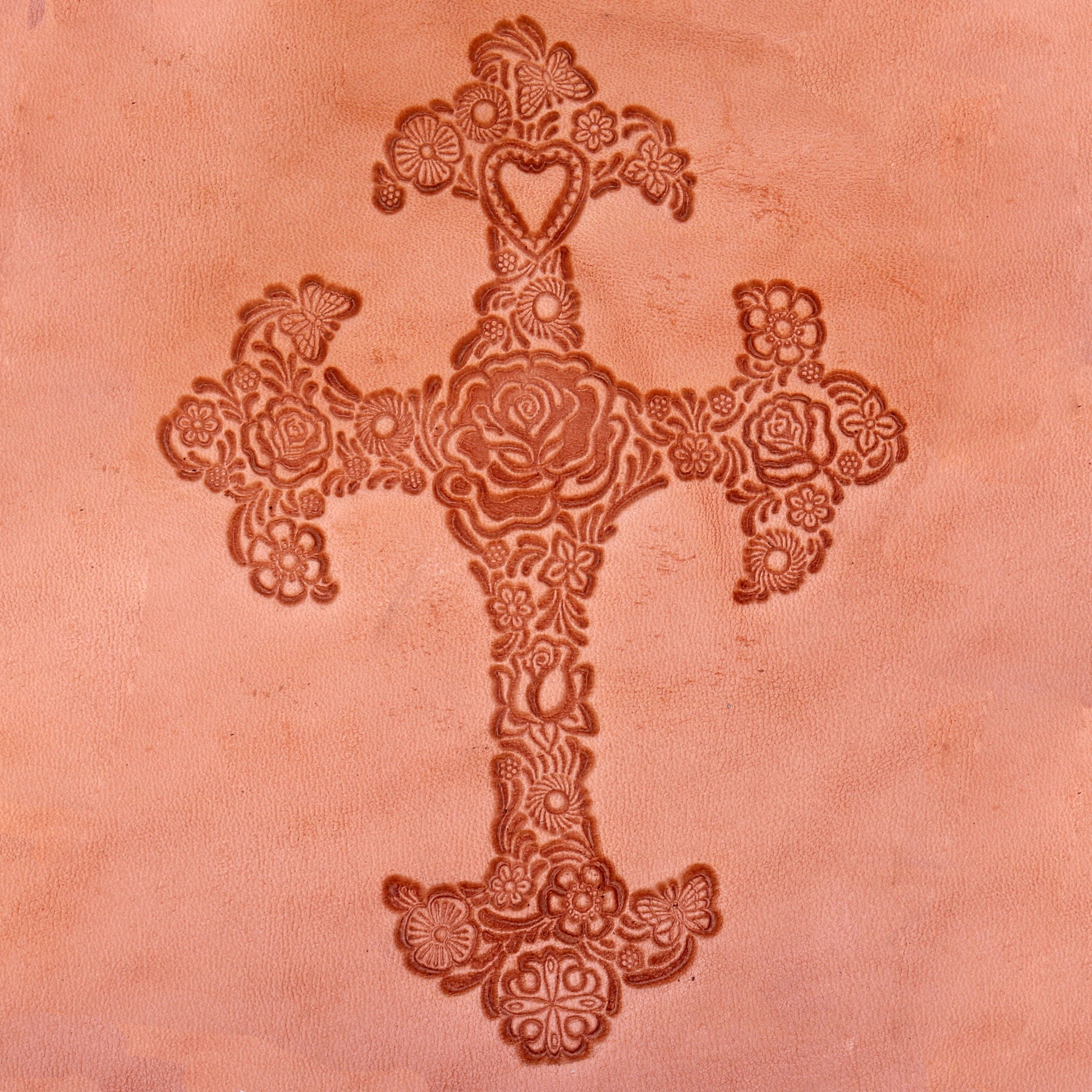 Floral Cross Motif Design Option