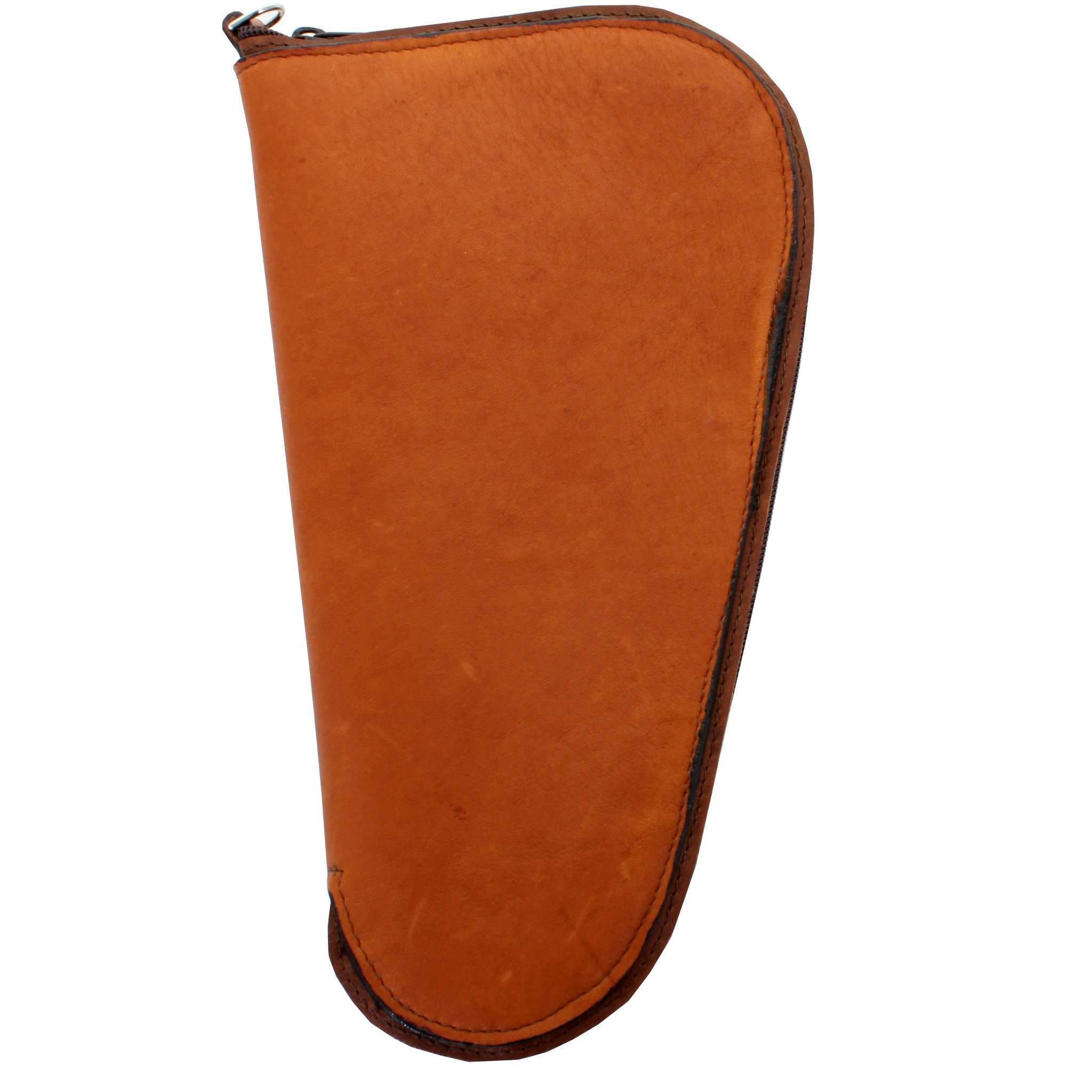 Gcs49 - Cognac Elk Skin Pistol Case Hunting