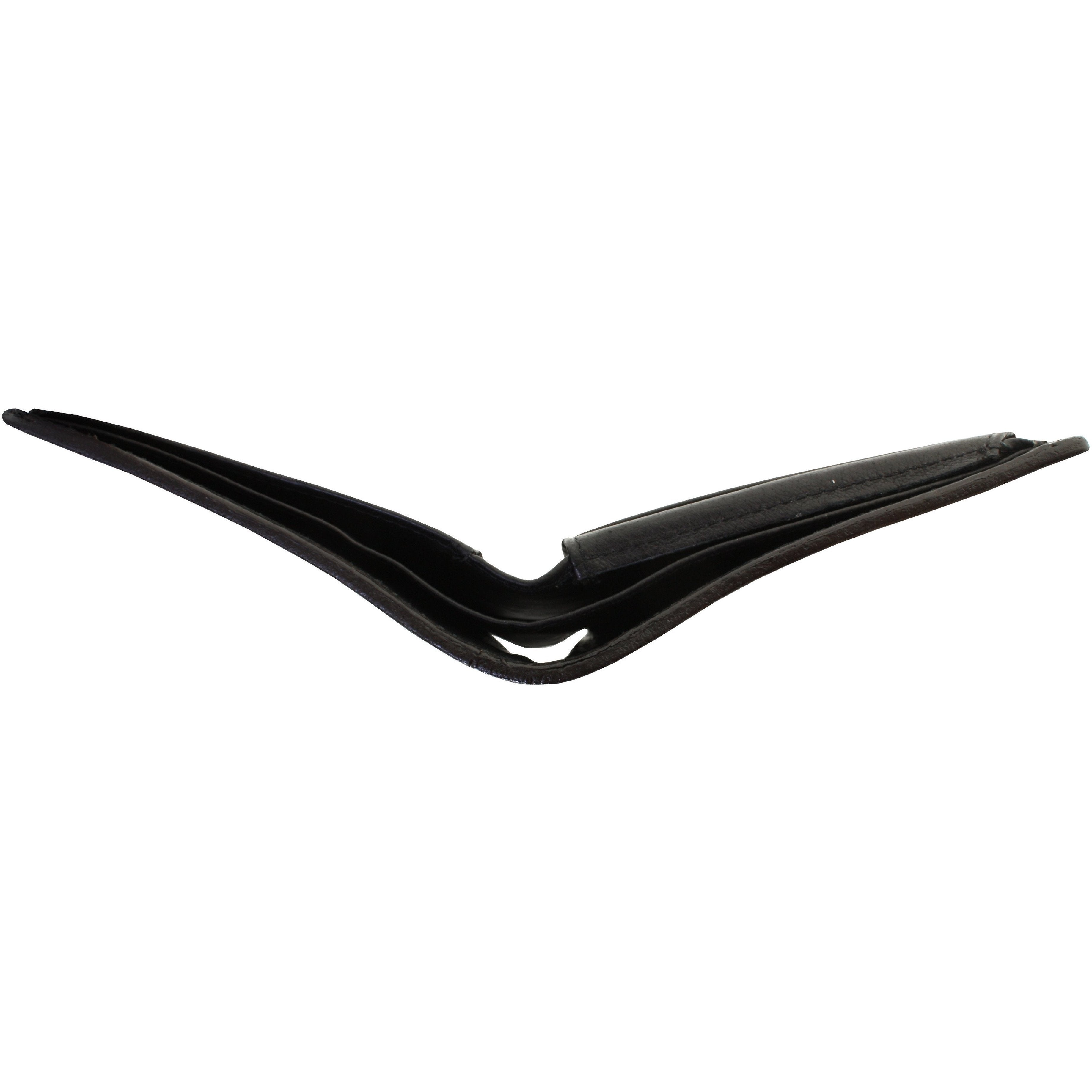 Bf49 - Black Ostrich Print Bifold Wallet Wallet