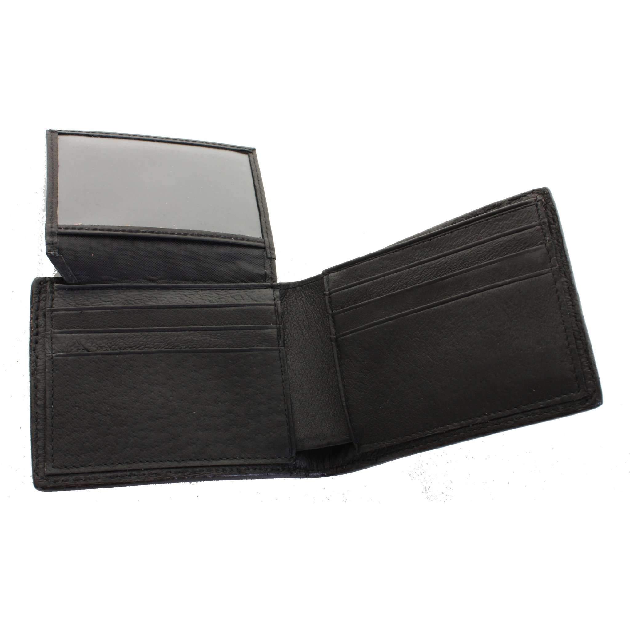 Bf22 - Hand-Tooled Mens Bifold Wallet Wallet