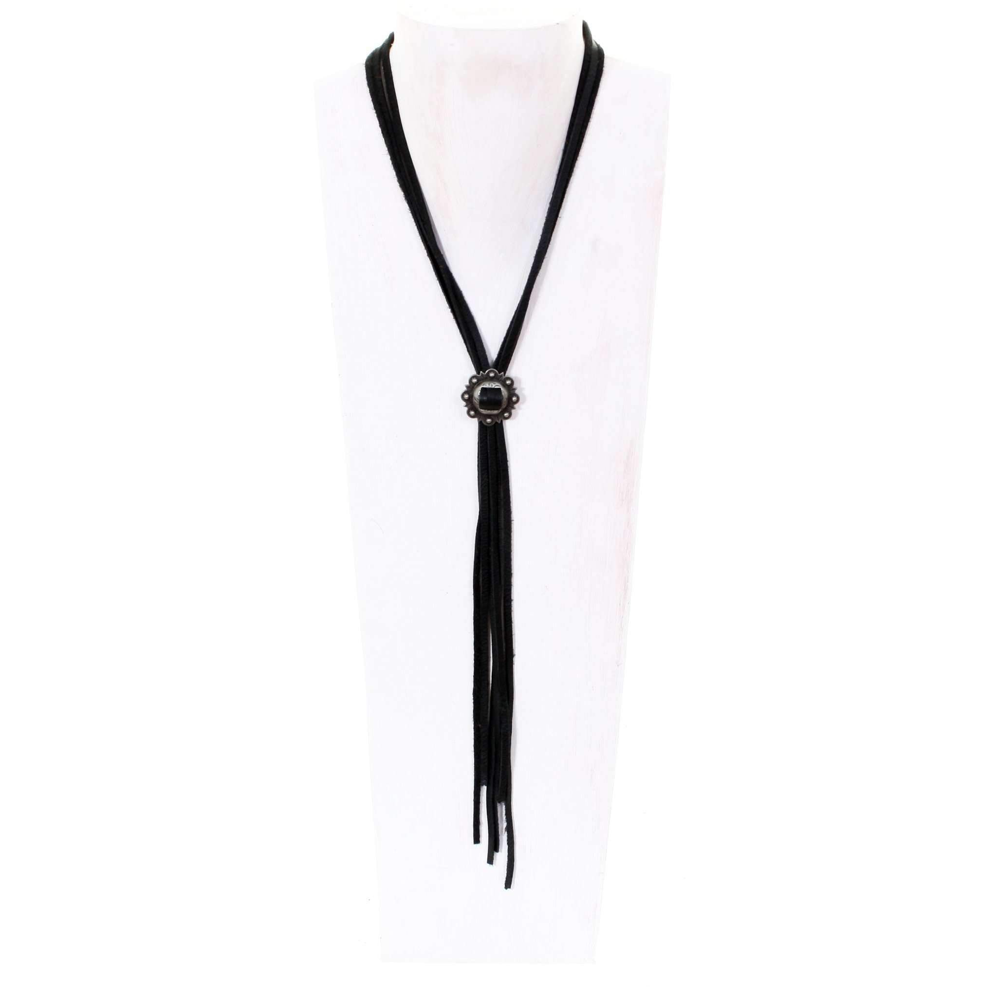 Vn51 - Vestige Black Elk Skin Necklace Jewelry