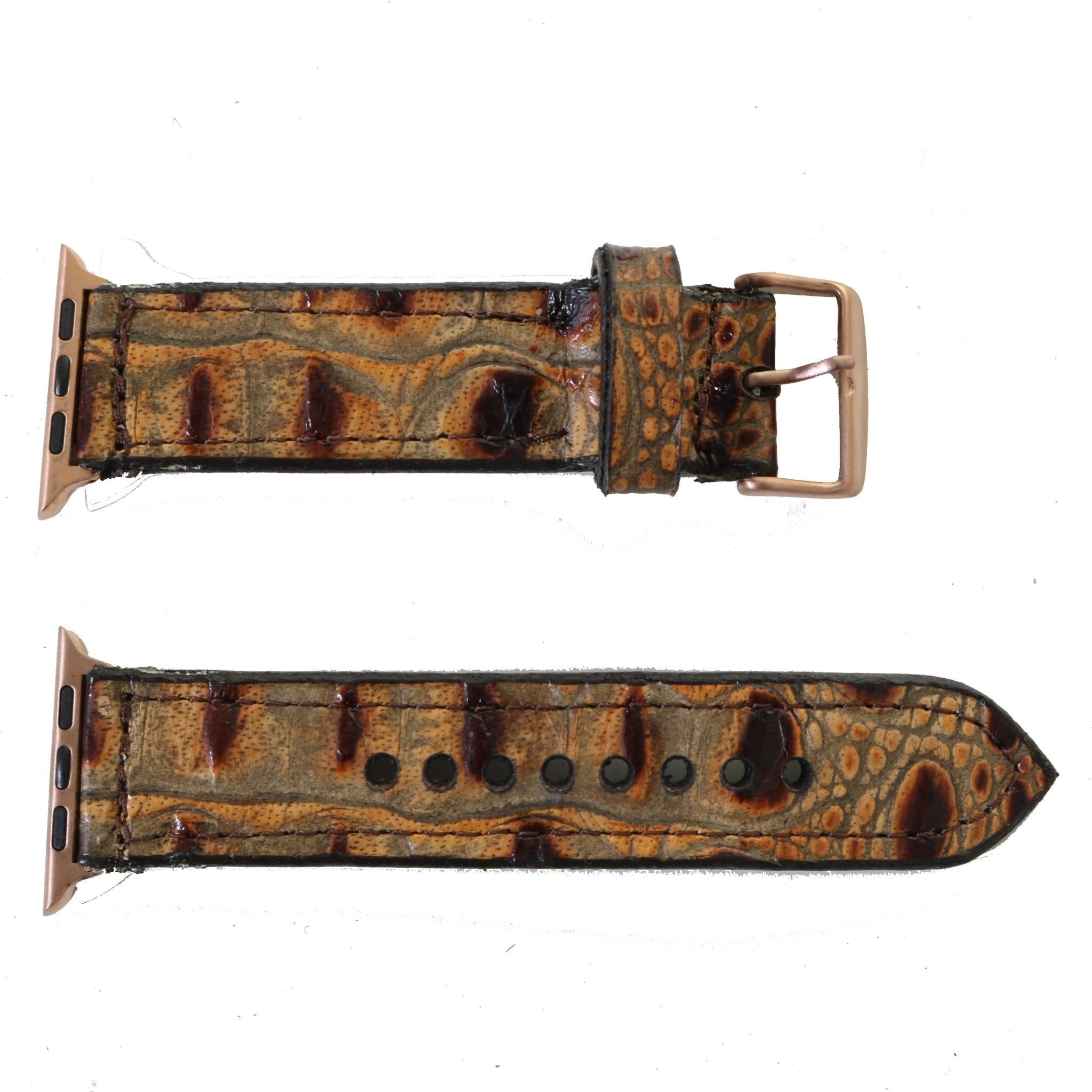 AWB07 - Savannah Hornback Print Apple Watch Band - Double J Saddlery