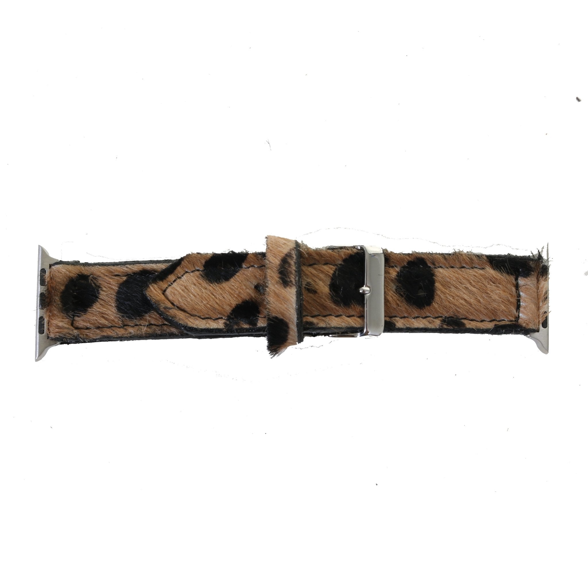 AWB12 - Spotted Cheetah Hair Apple Watch Band - Double J Saddlery