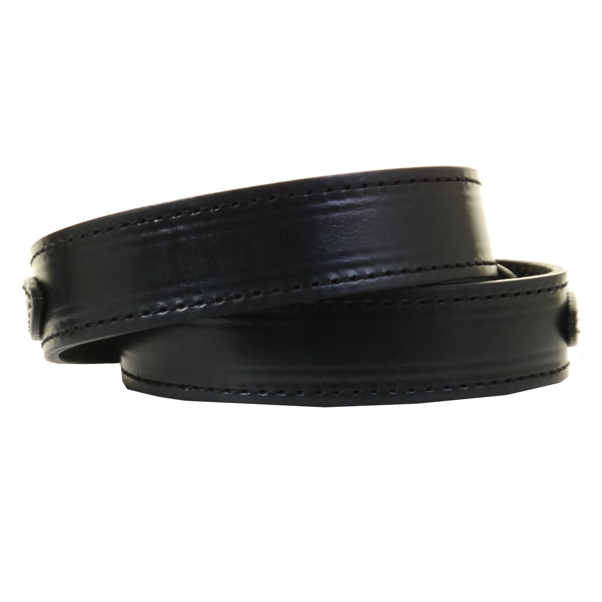 B1210 - Black Leather Ranger Belt - Double J Saddlery