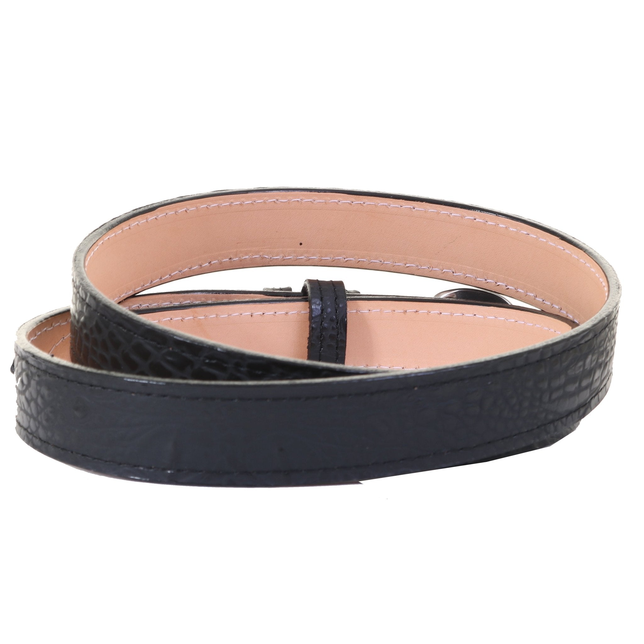 B1213B - Black Gator Ranger Belt - Double J Saddlery