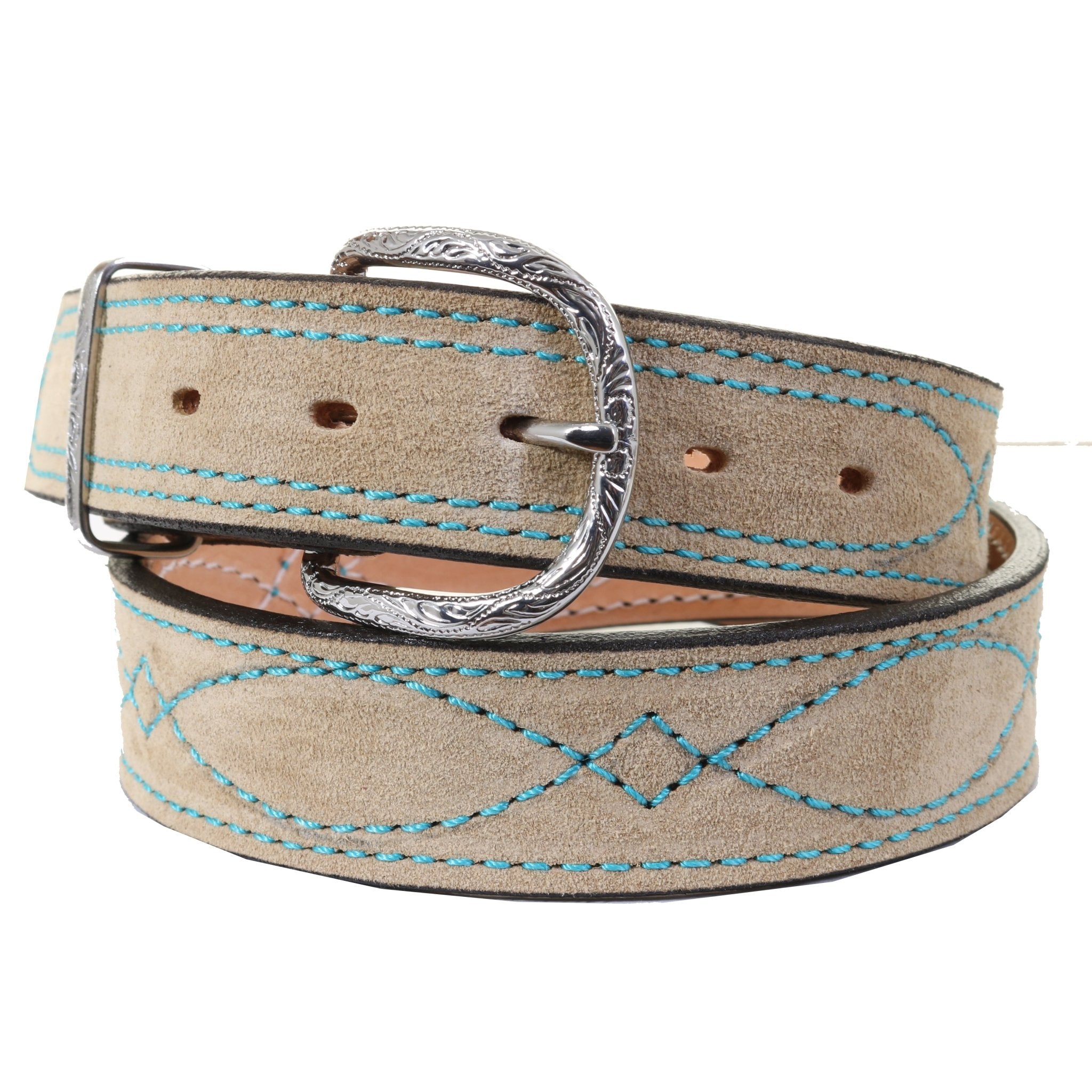 B1217B - Sand Suede Belt - Double J Saddlery