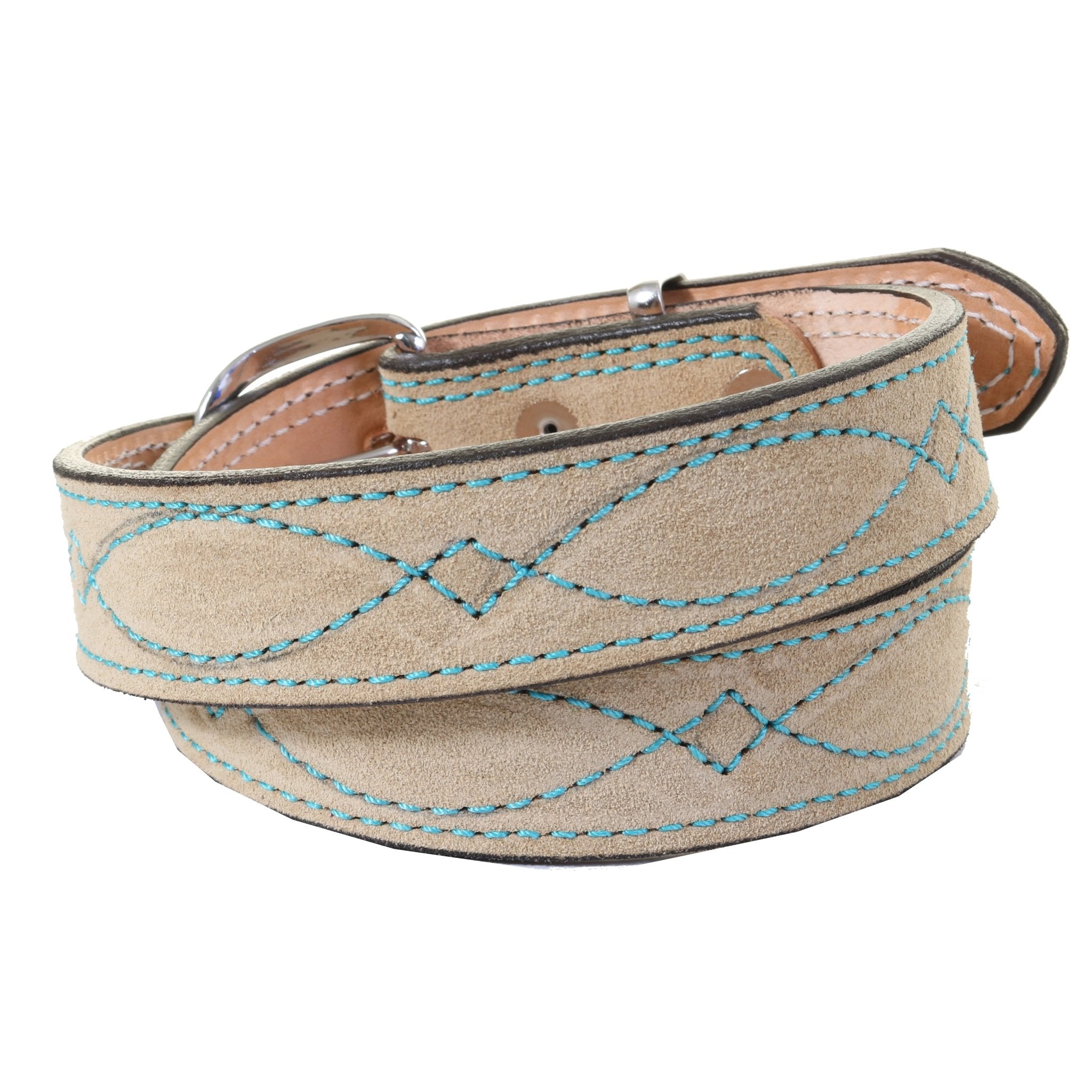 B1217B - Sand Suede Belt - Double J Saddlery