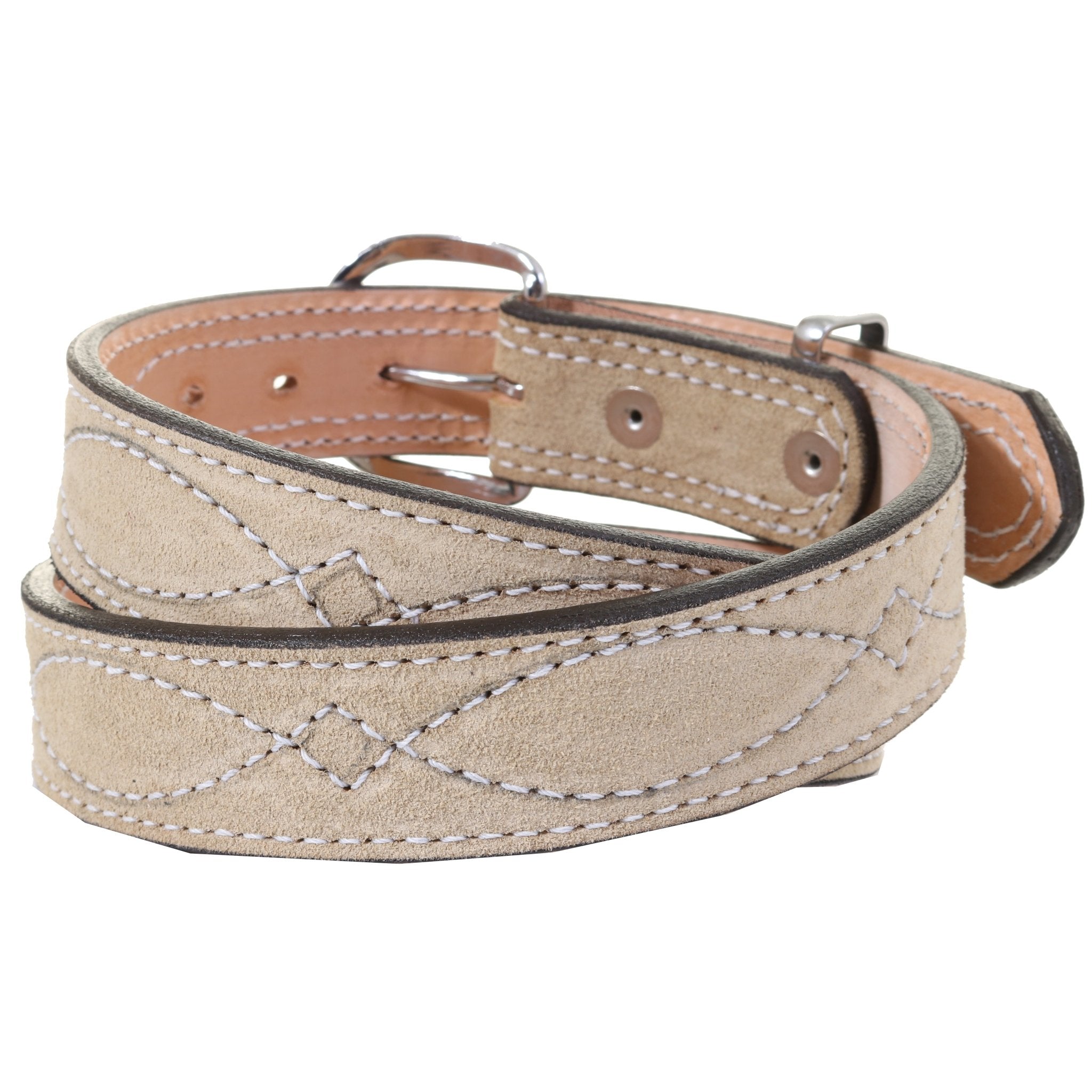 B1217C - Sand Suede Belt - Double J Saddlery