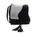 BBP11 - Black & White Cow Hair Big Backpack - Double J Saddlery