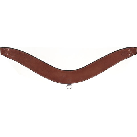 BC1085 - Chestnut Rough Out Breast Collar - Double J Saddlery