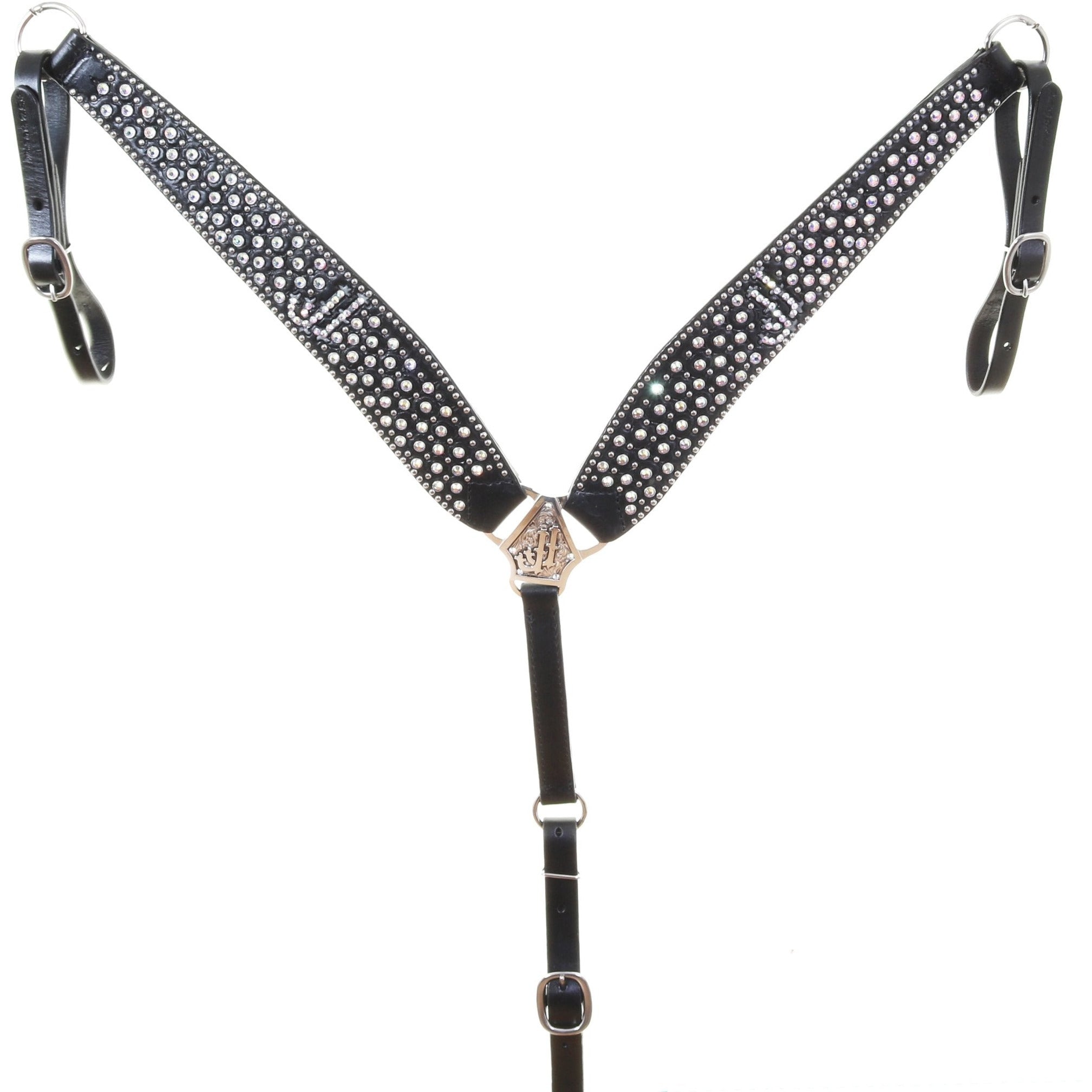 BC1108 - Crystal Studded Breast Collar - Double J Saddlery