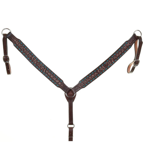 BC823A - Brown Vintage Breast Collar - Double J Saddlery