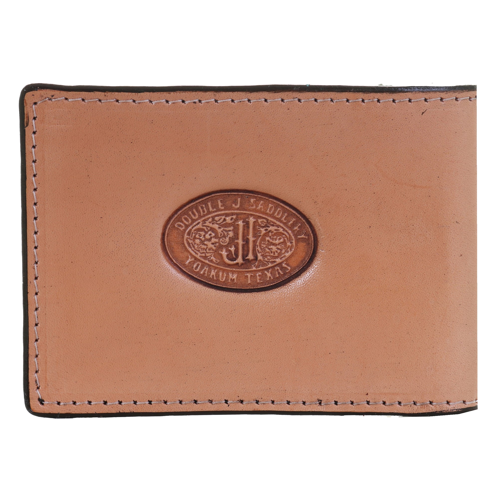 BF01C - Hand-Tooled Mens Bifold Wallet - Double J Saddlery