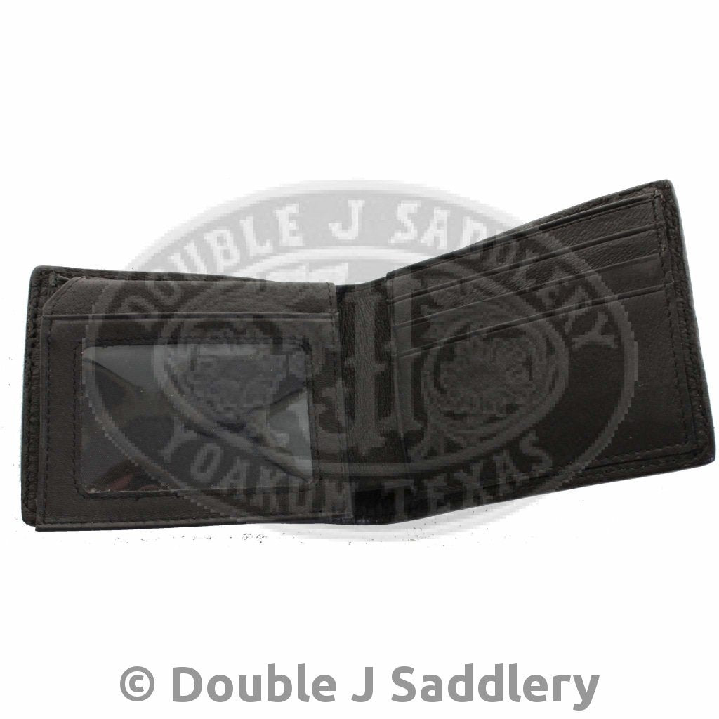 Bf37 - Cognac Tooled Mens Bifold Wallet Wallet