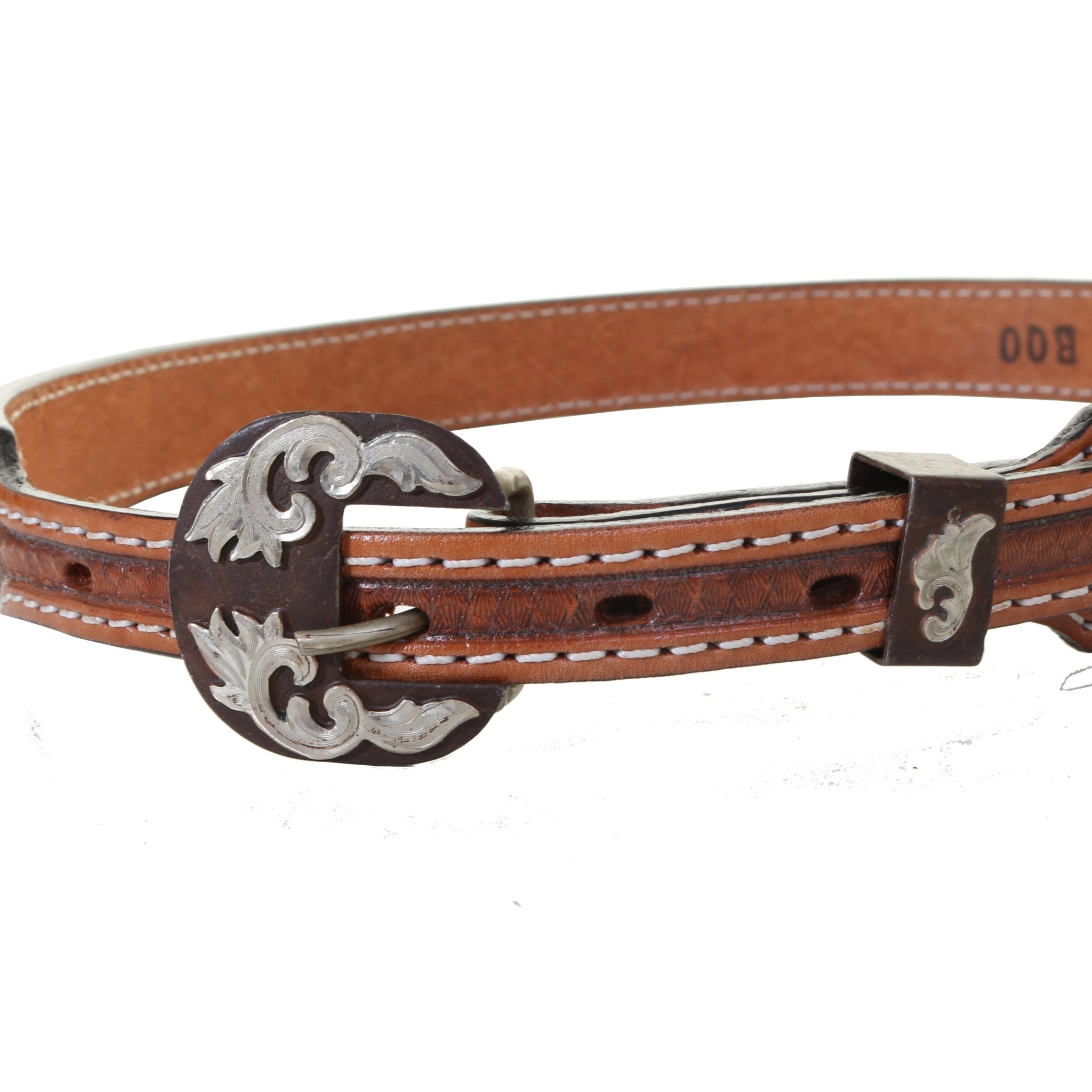 BS537 - Brown Iron Buckle Set - Double J Saddlery