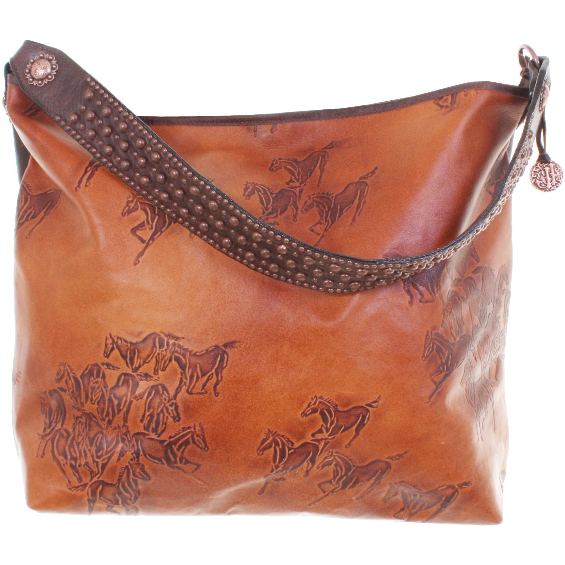 BT11 - Carmel Wild Horses Tote - Double J Saddlery