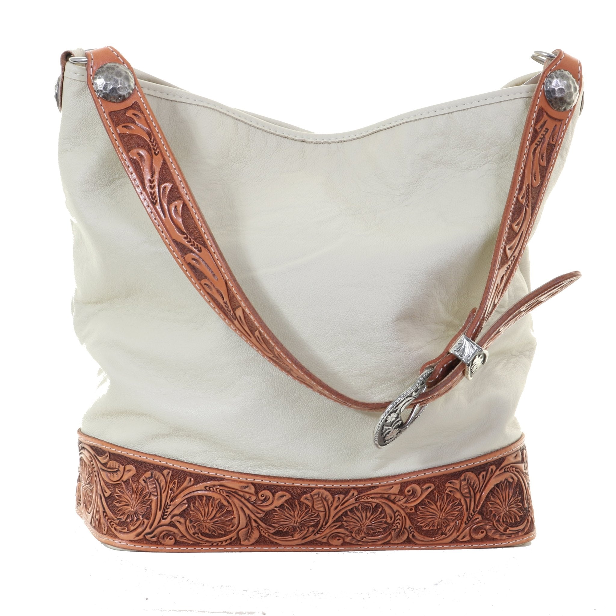 BT159 - Eggshell Doral Big Tote - Double J Saddlery