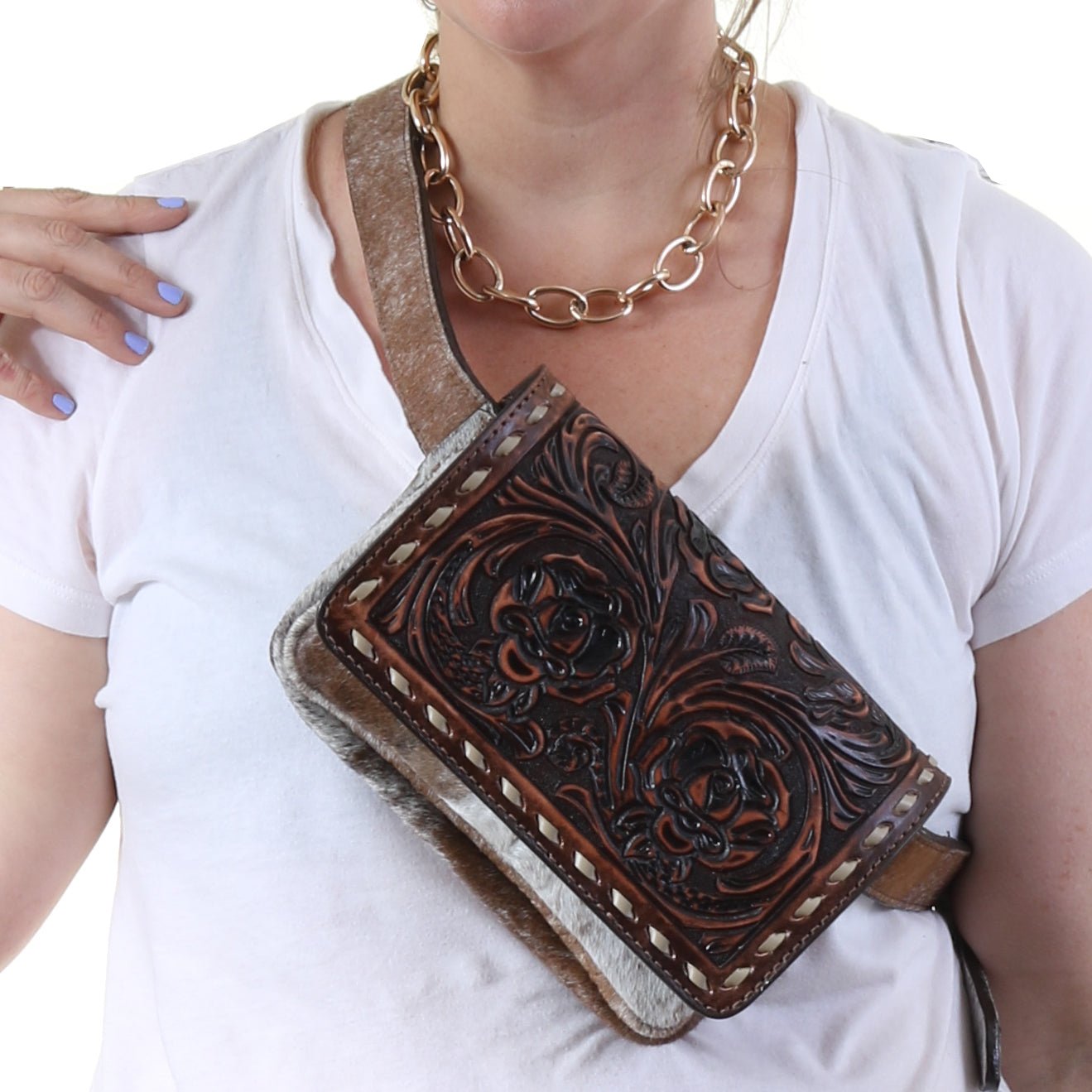 BUM01 - Brown Vintage Bum Bag - Double J Saddlery