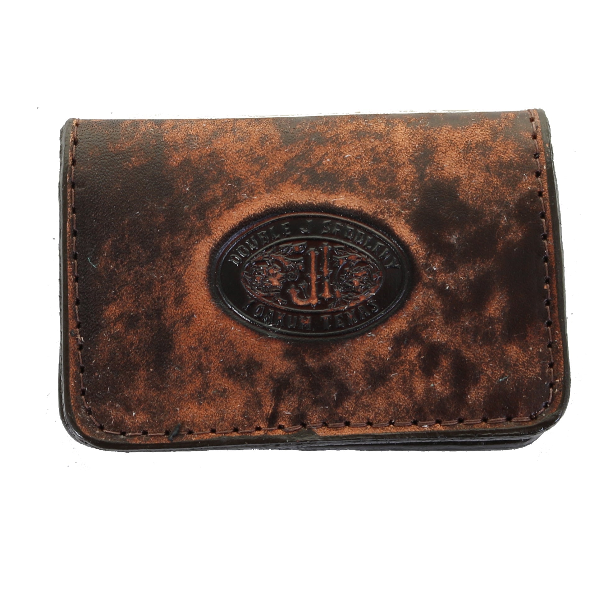 BUS104 - Rose Tooled Business Card Holder - Double J Saddlery