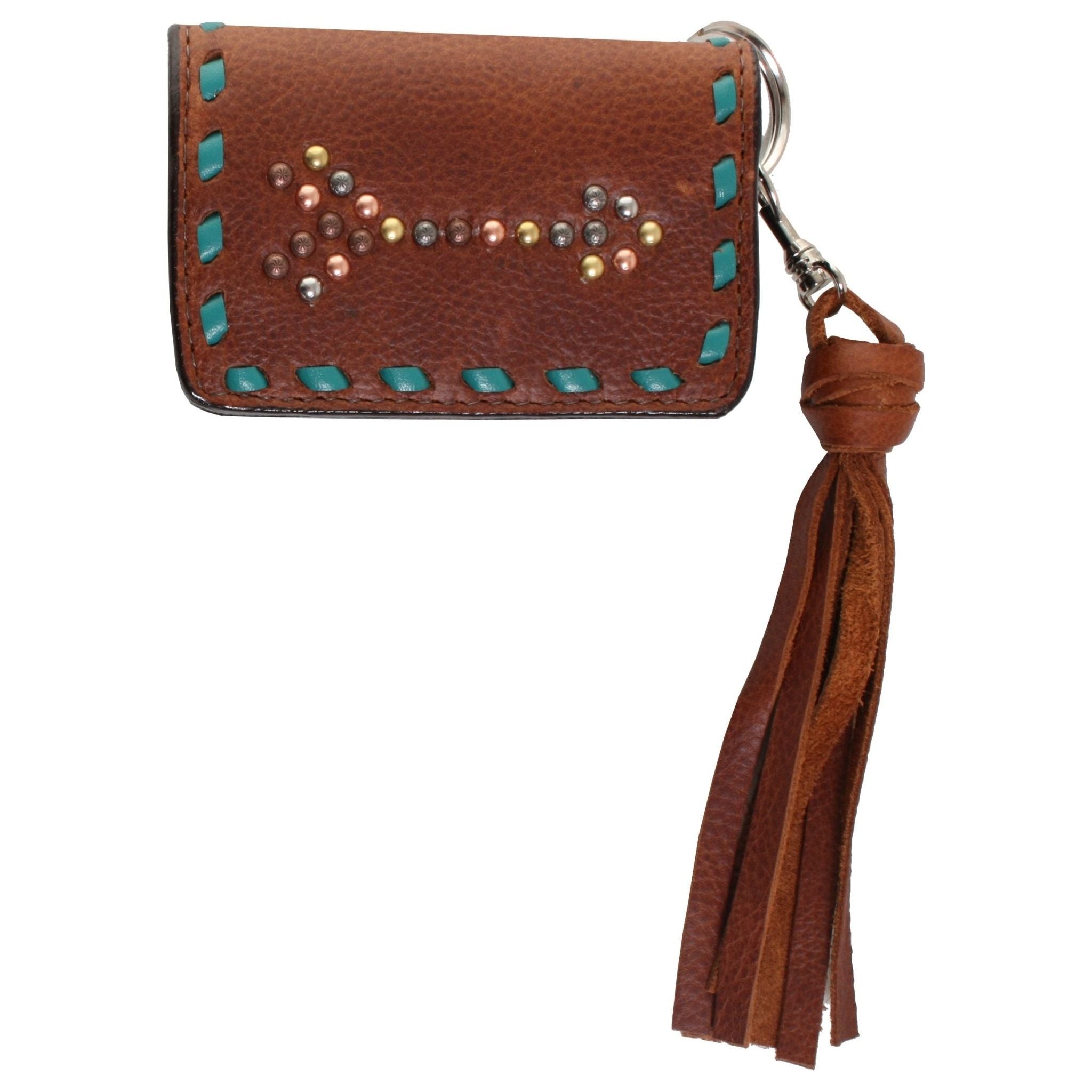 BUS67 - Brandy Pull-Up Arrow Business Card Holder - Double J Saddlery