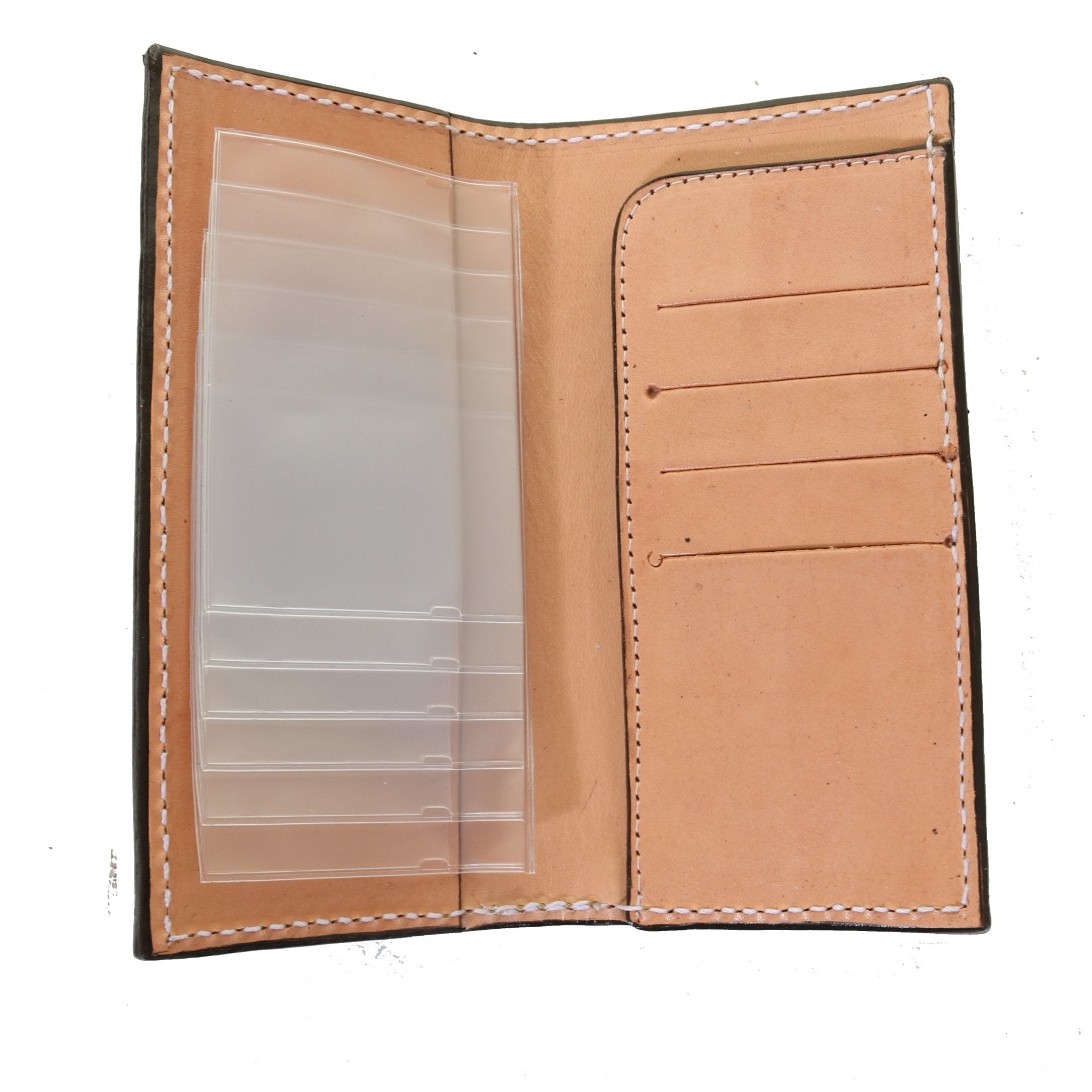 CB56 - Sand Elephant Print Checkbook Wallet - Double J Saddlery